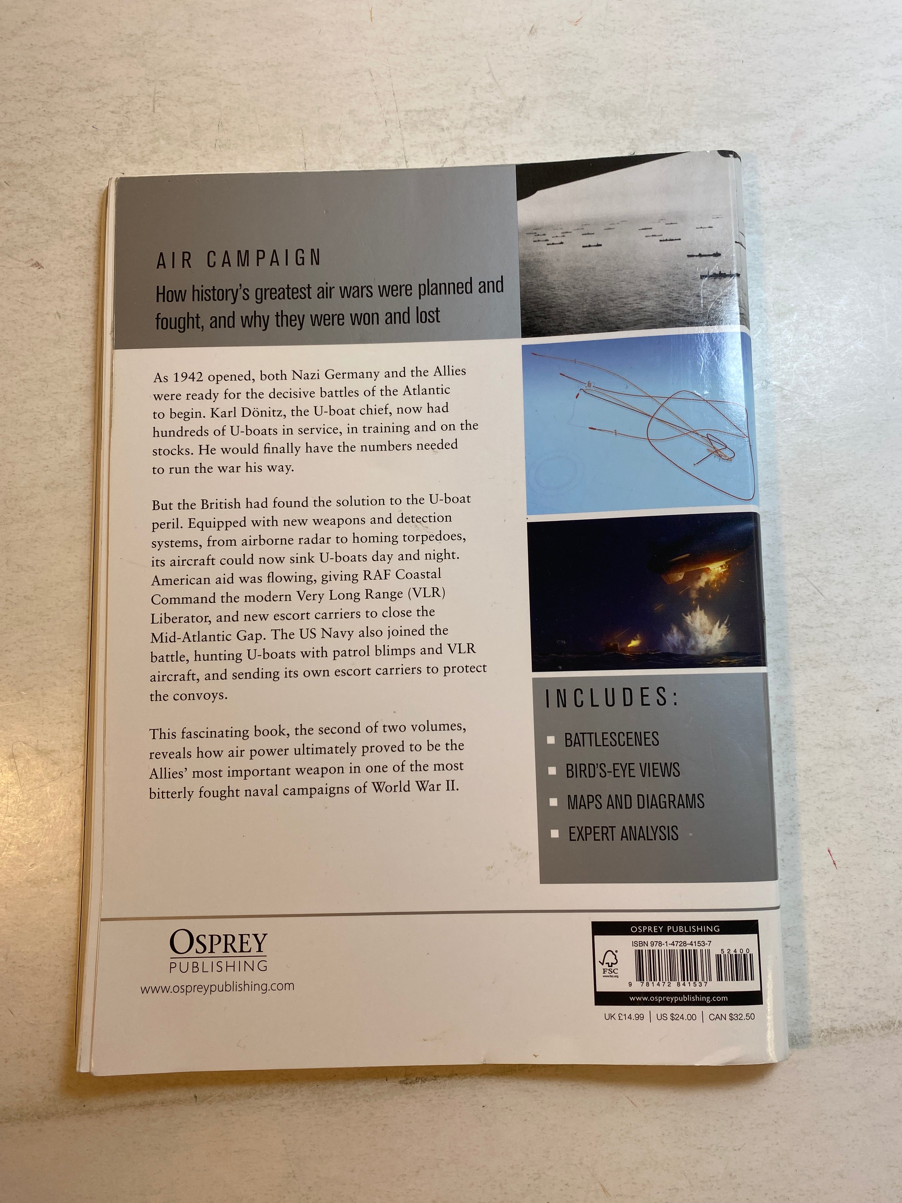 Battle of the Atlantic 1942-45 Osprey Air Campaign #21 SC 2021