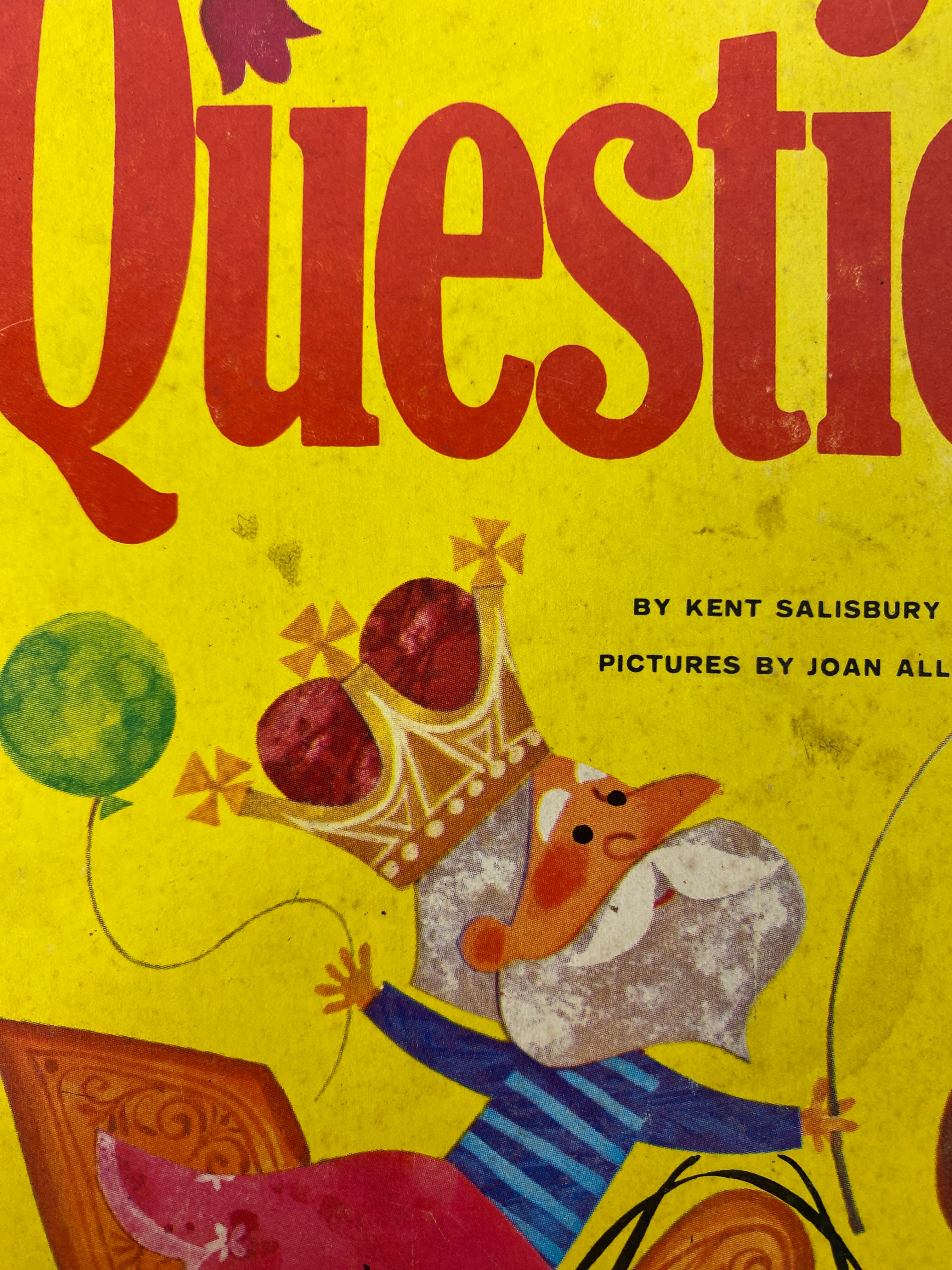 Ask a Silly Question Kent Salisbury 1969 A Spiral Bound Golden Book HC