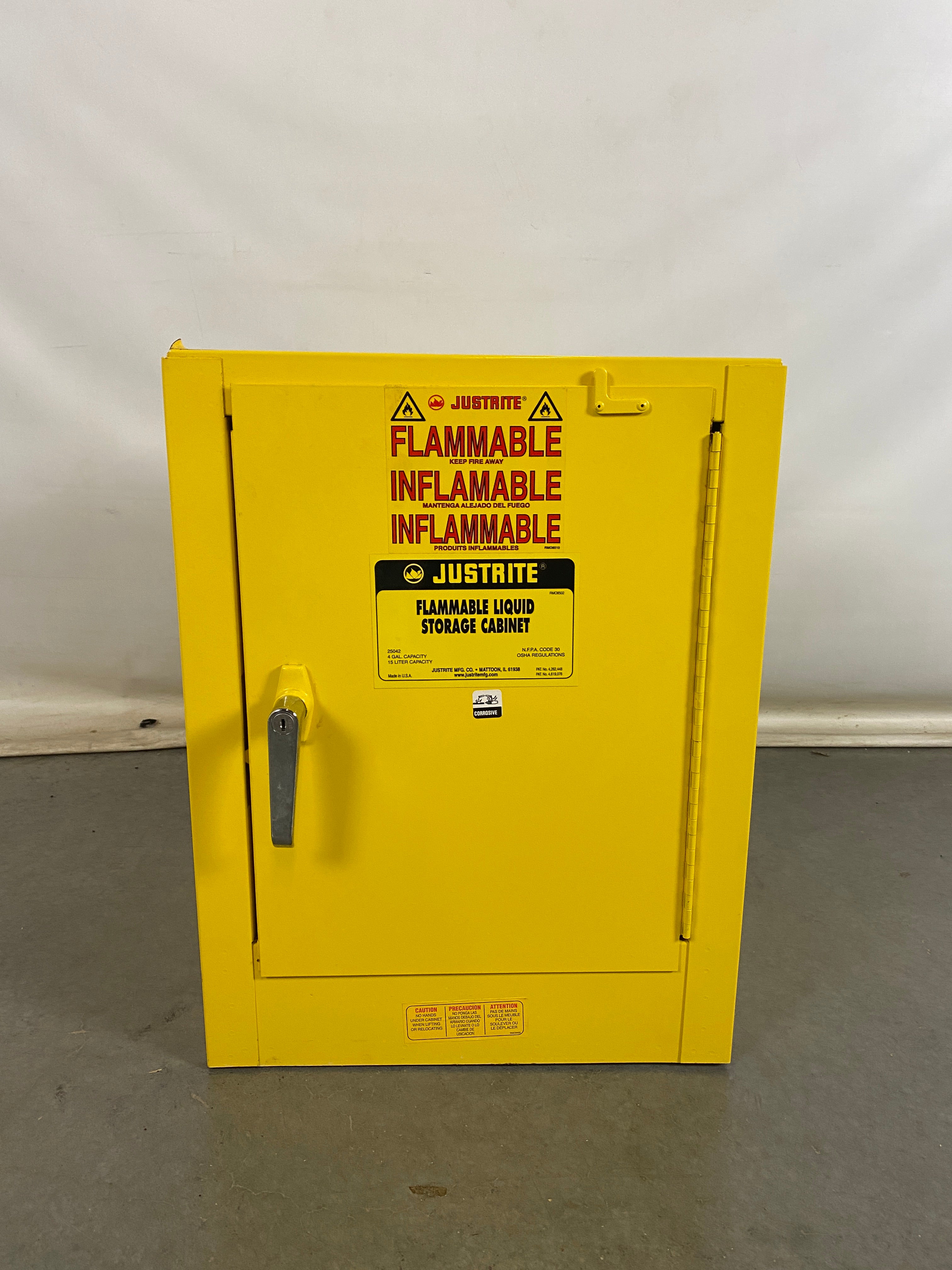 Justrite Flammable Liquid Cabinet