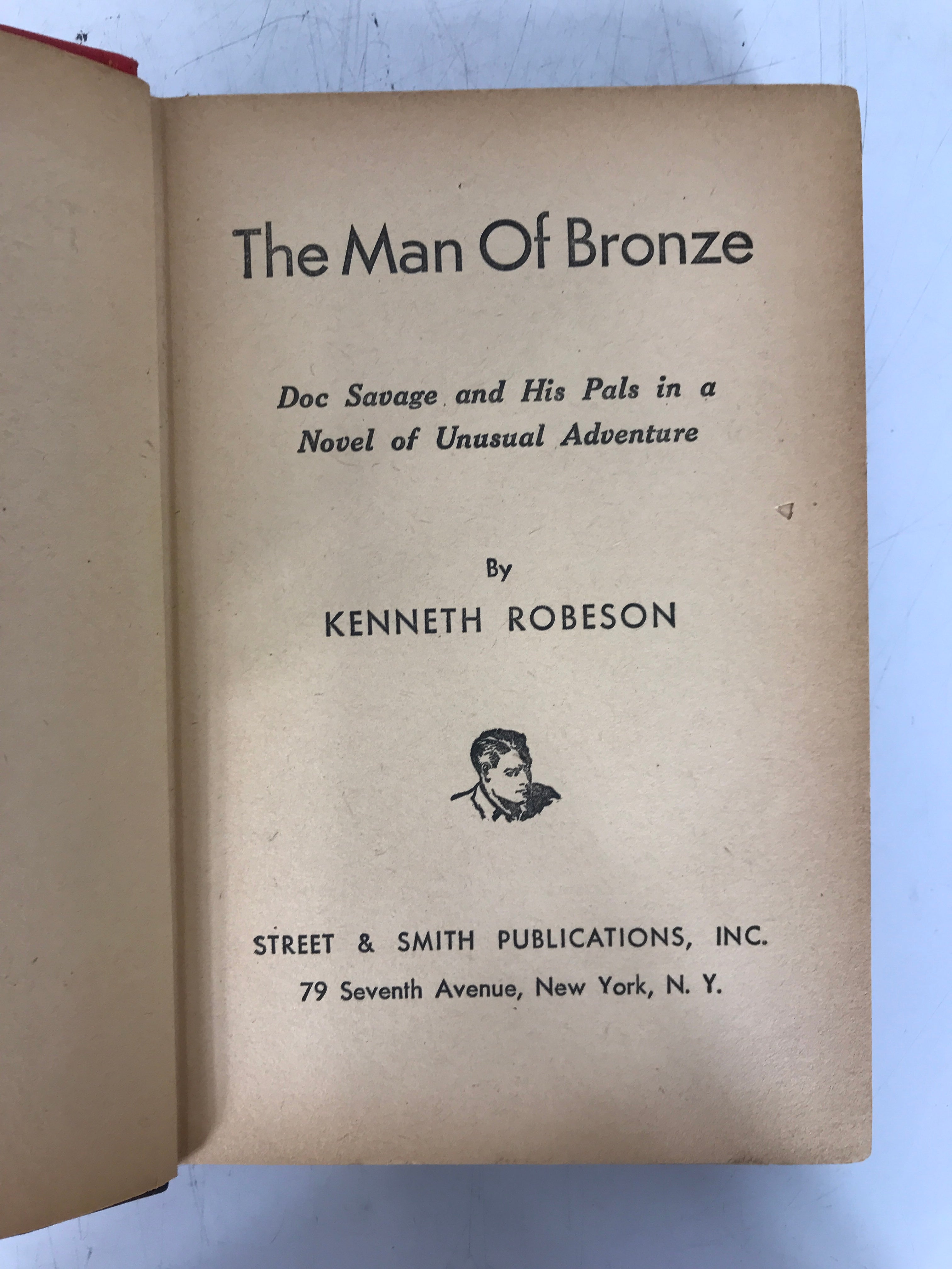 The Man of Bronze Kenneth Robeson 1933 1st Ed HC Street & Smith