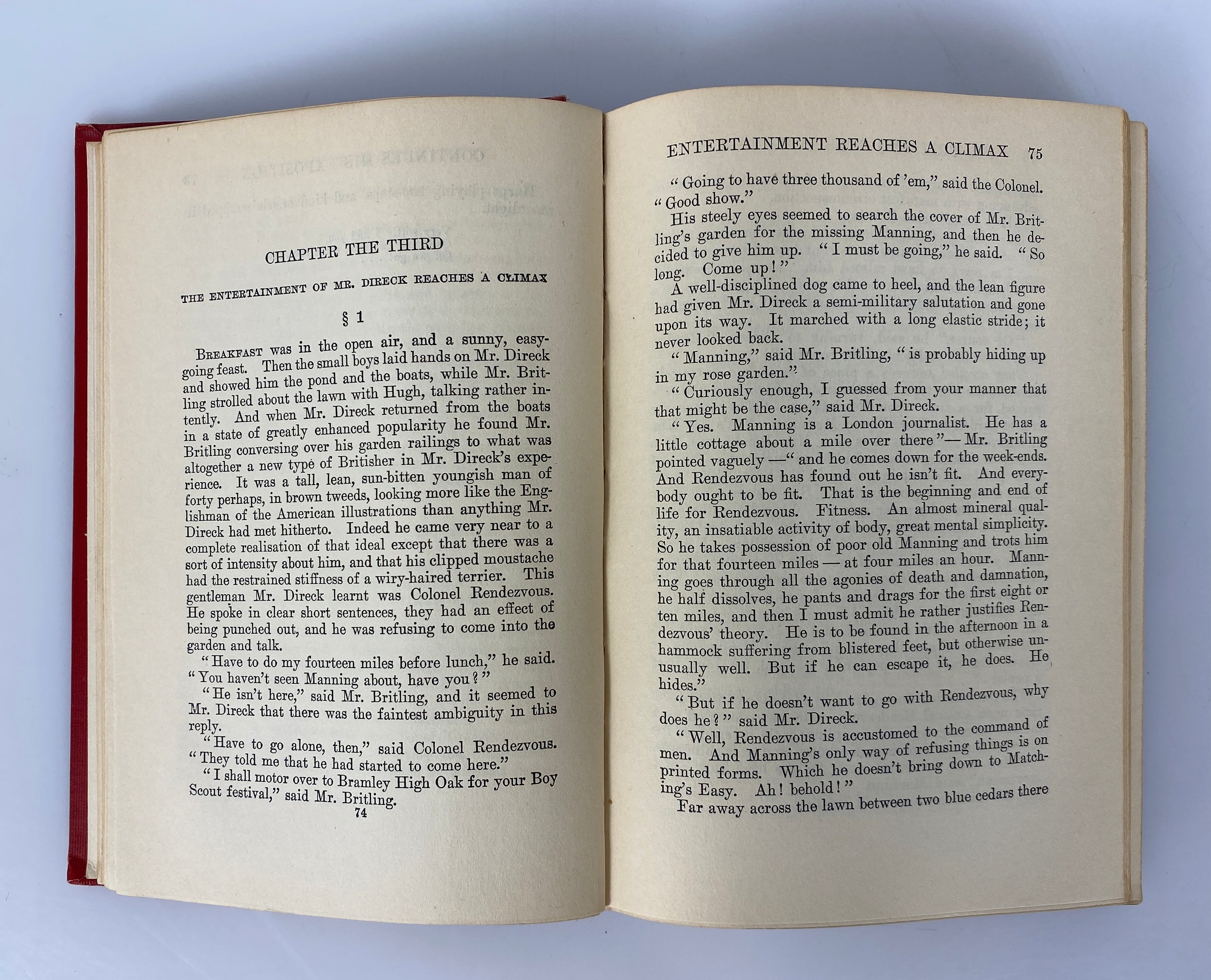 Mr. Britling Sees it Through by H.G. Wells 1917 Antique HC