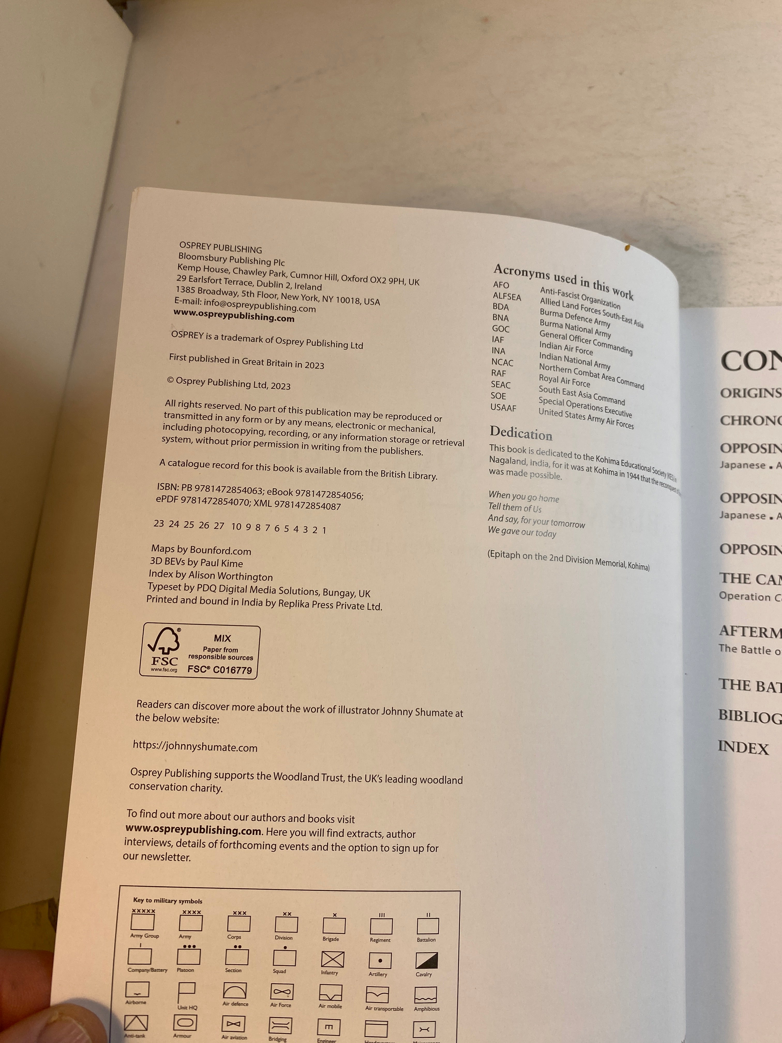 Reconquest of Burma 1944-1945 Osprey Campaign 390 SC 2023