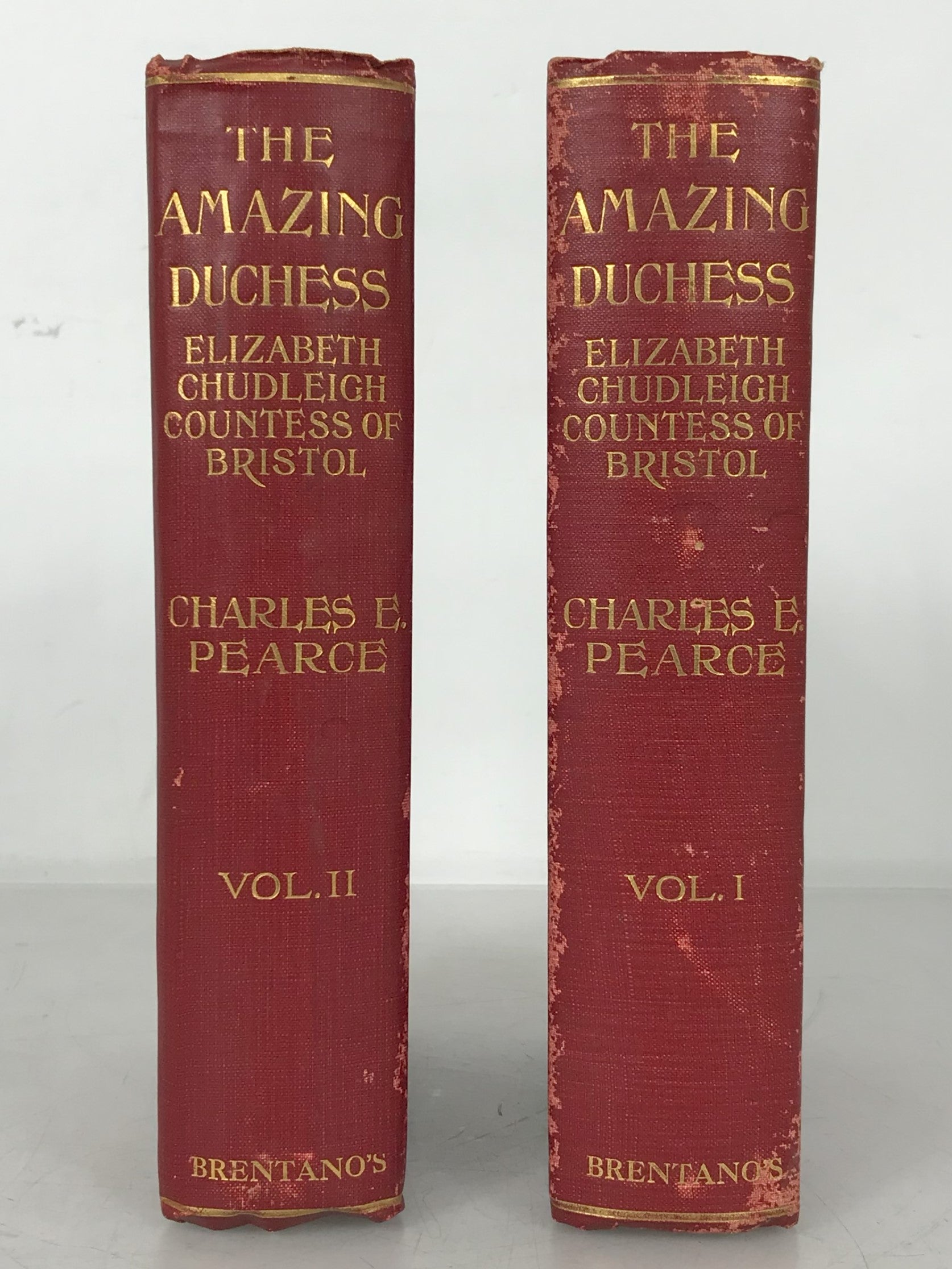 The Amazing Duchess Being the Romantic History of Elizabeth Chudleigh by Charles E Pearce Vol. 1-2 1911