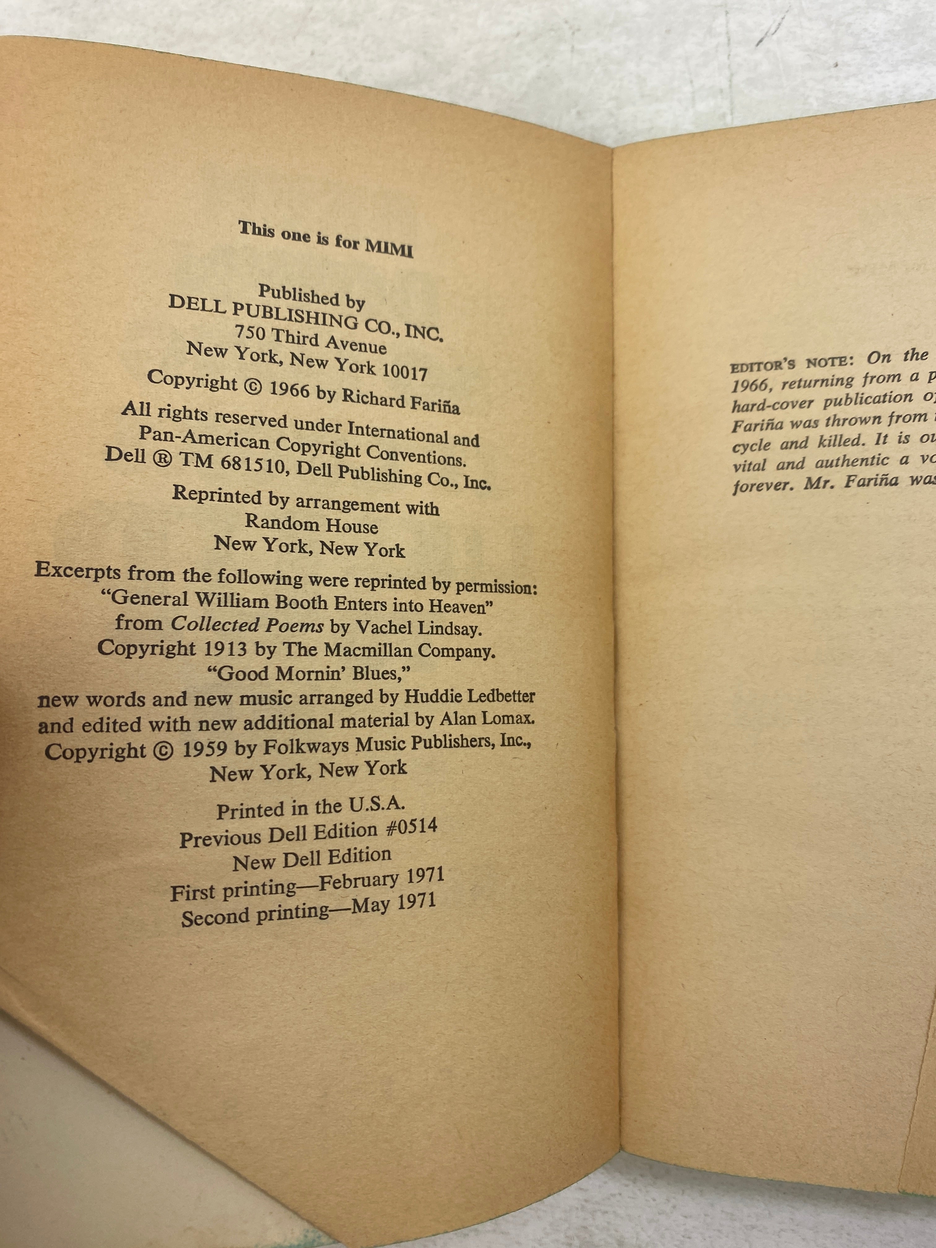 Been Down So Long It Looks Like Up paperback 1971