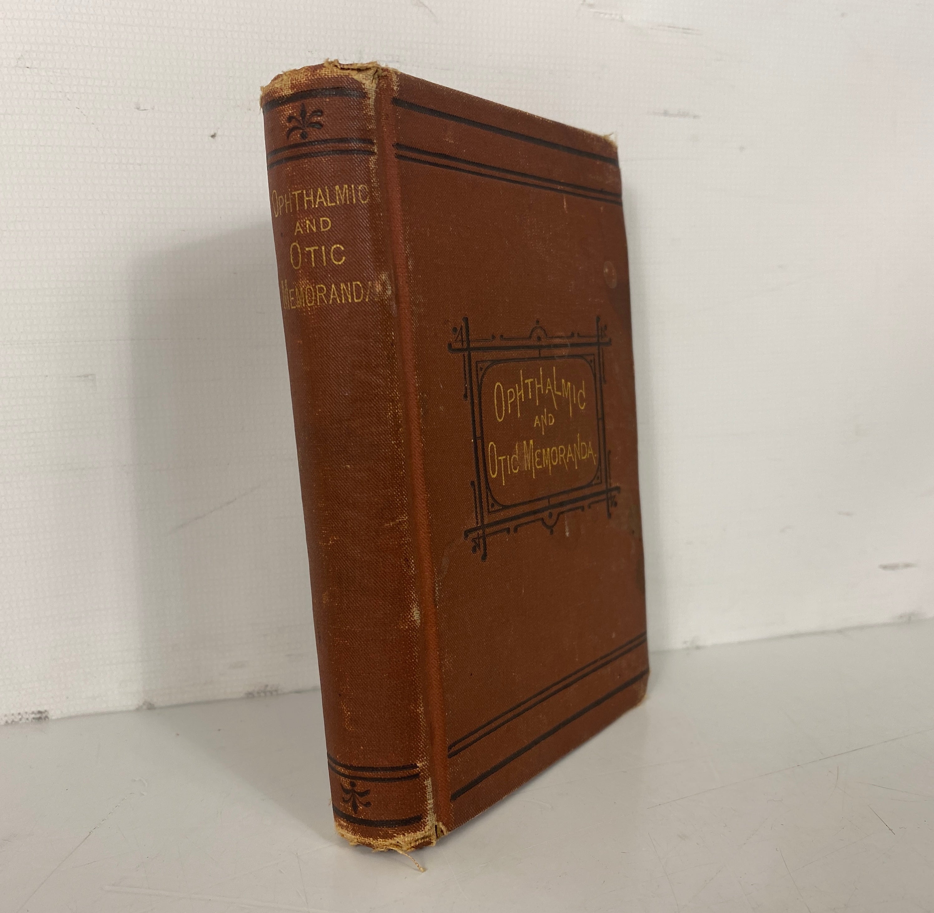 Ophthalmic and Otic Memoranda D.B. St. John Roosa 1876 Antique Pocket Manual