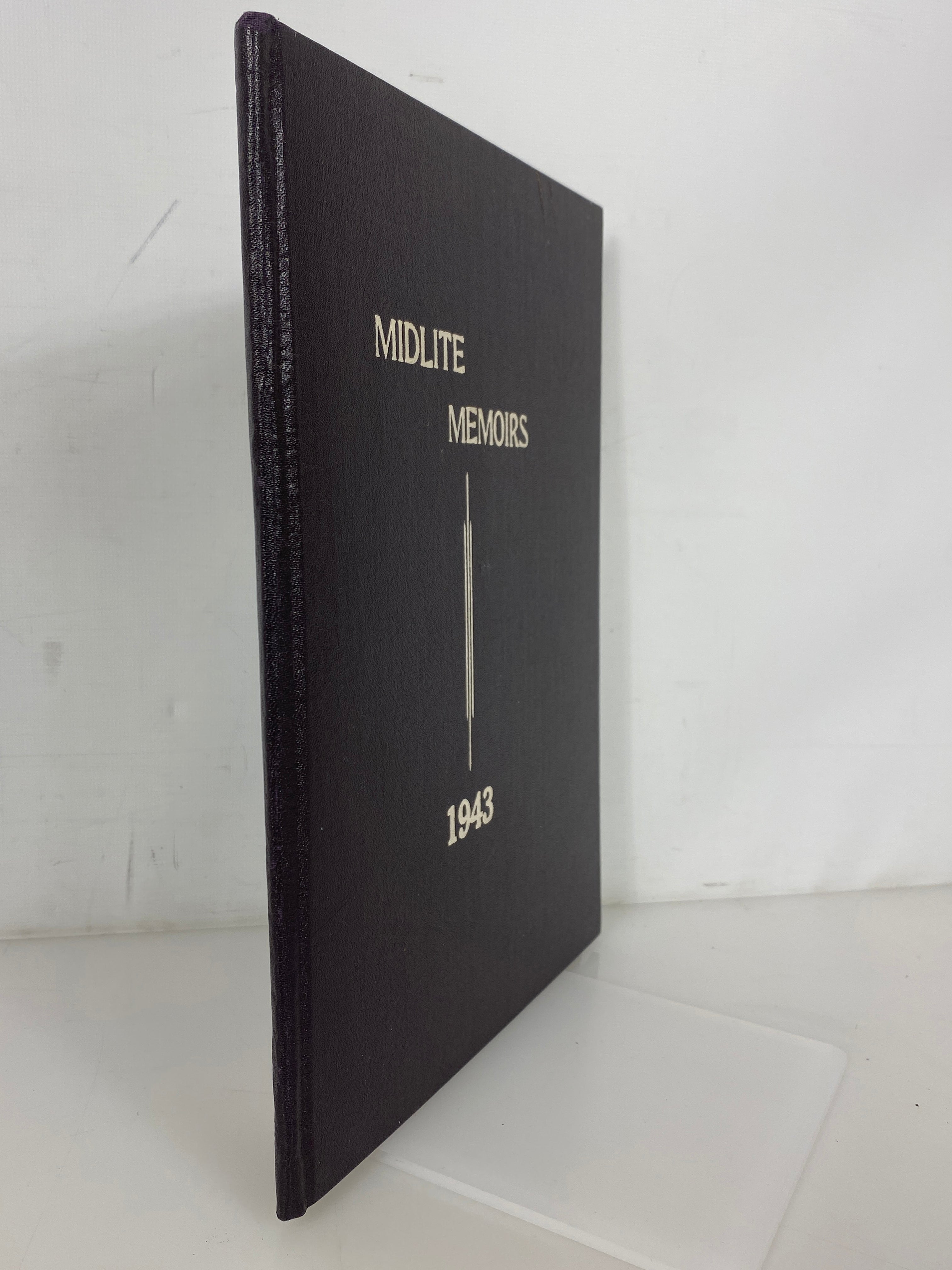 1943 Middletown Community High School Yearbook Illinois w Ephemera