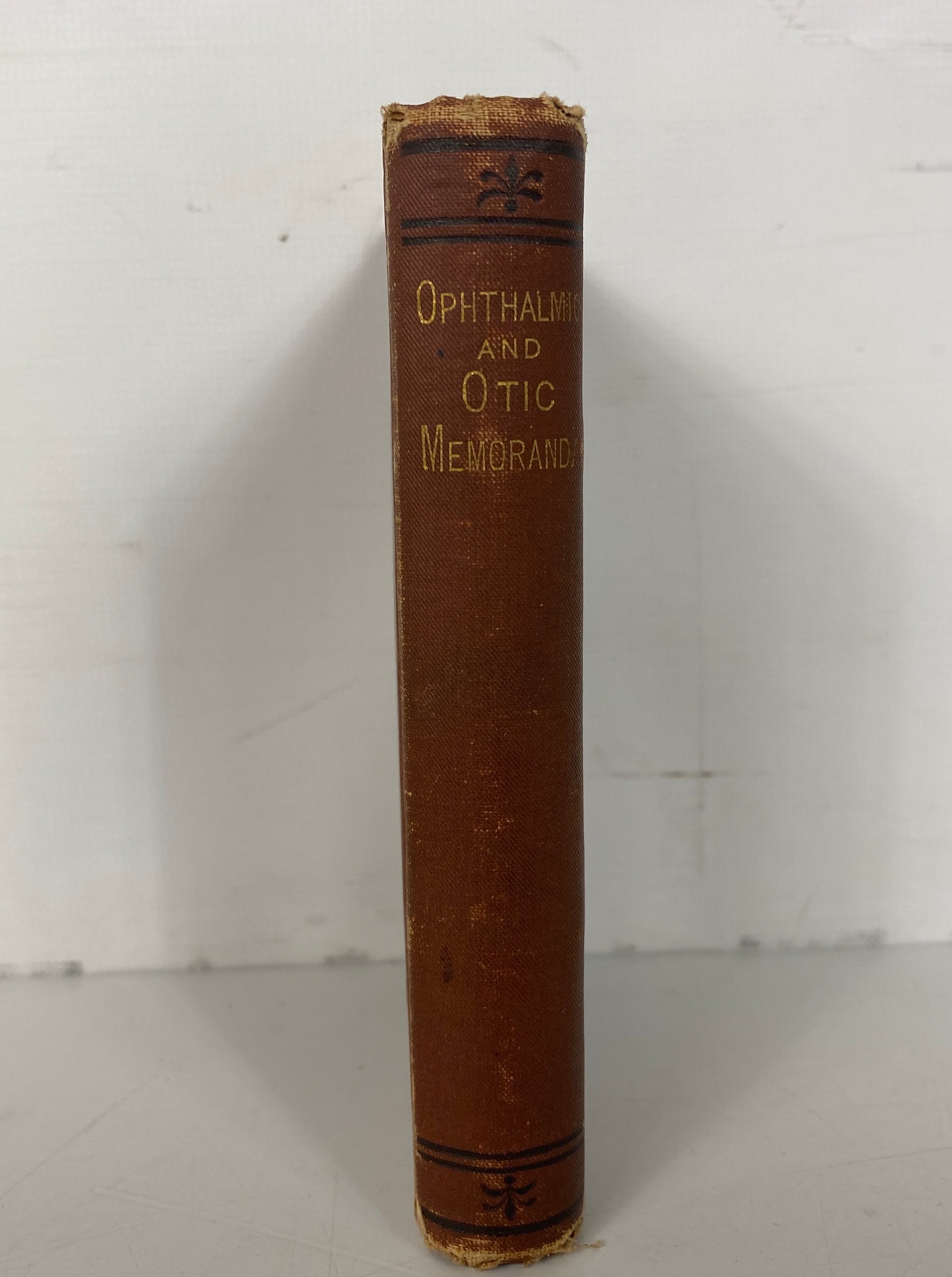 Ophthalmic and Otic Memoranda D.B. St. John Roosa 1876 Antique Pocket Manual