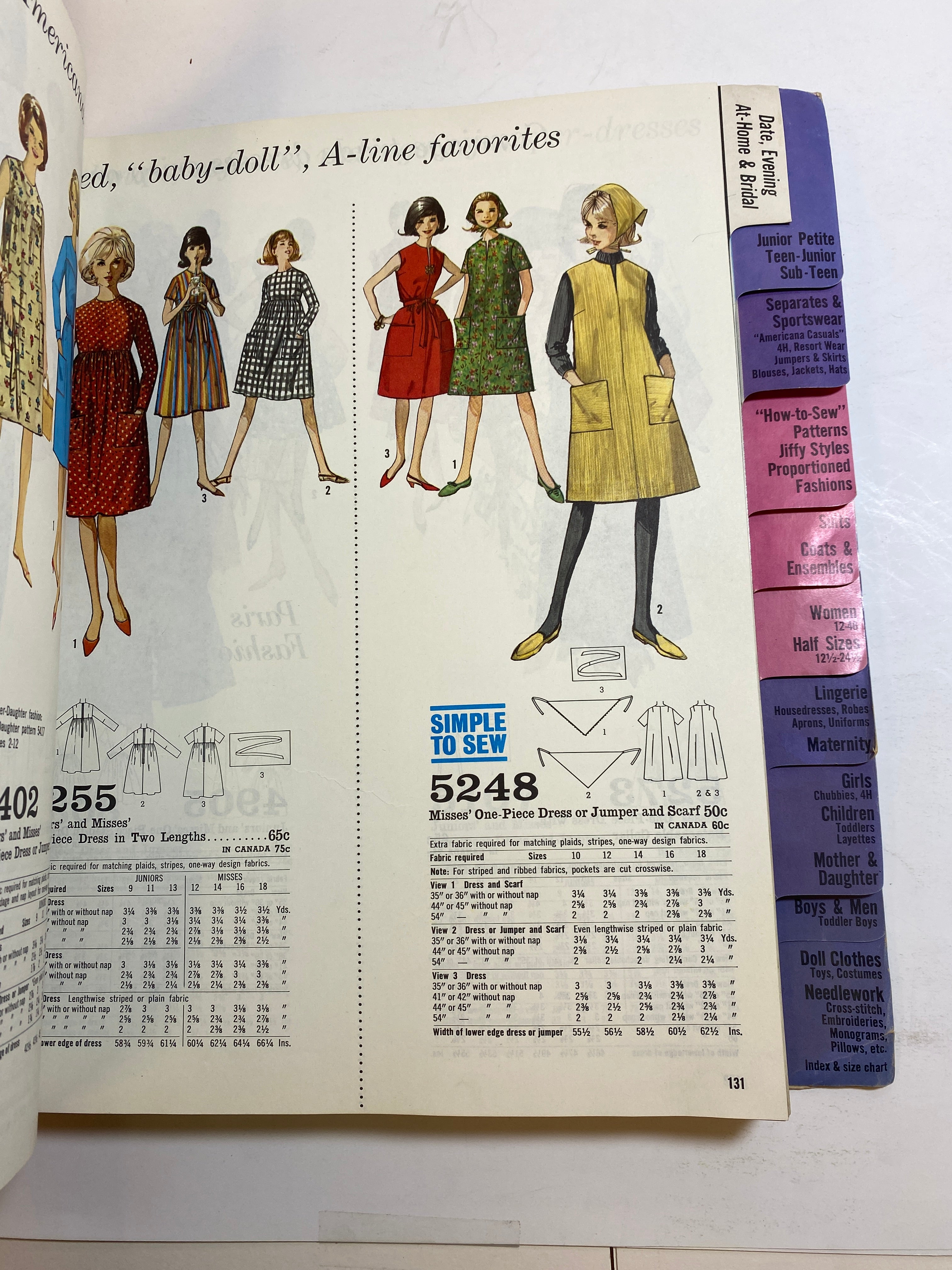 Simplicity Fall 1964 Counter Catalog Book