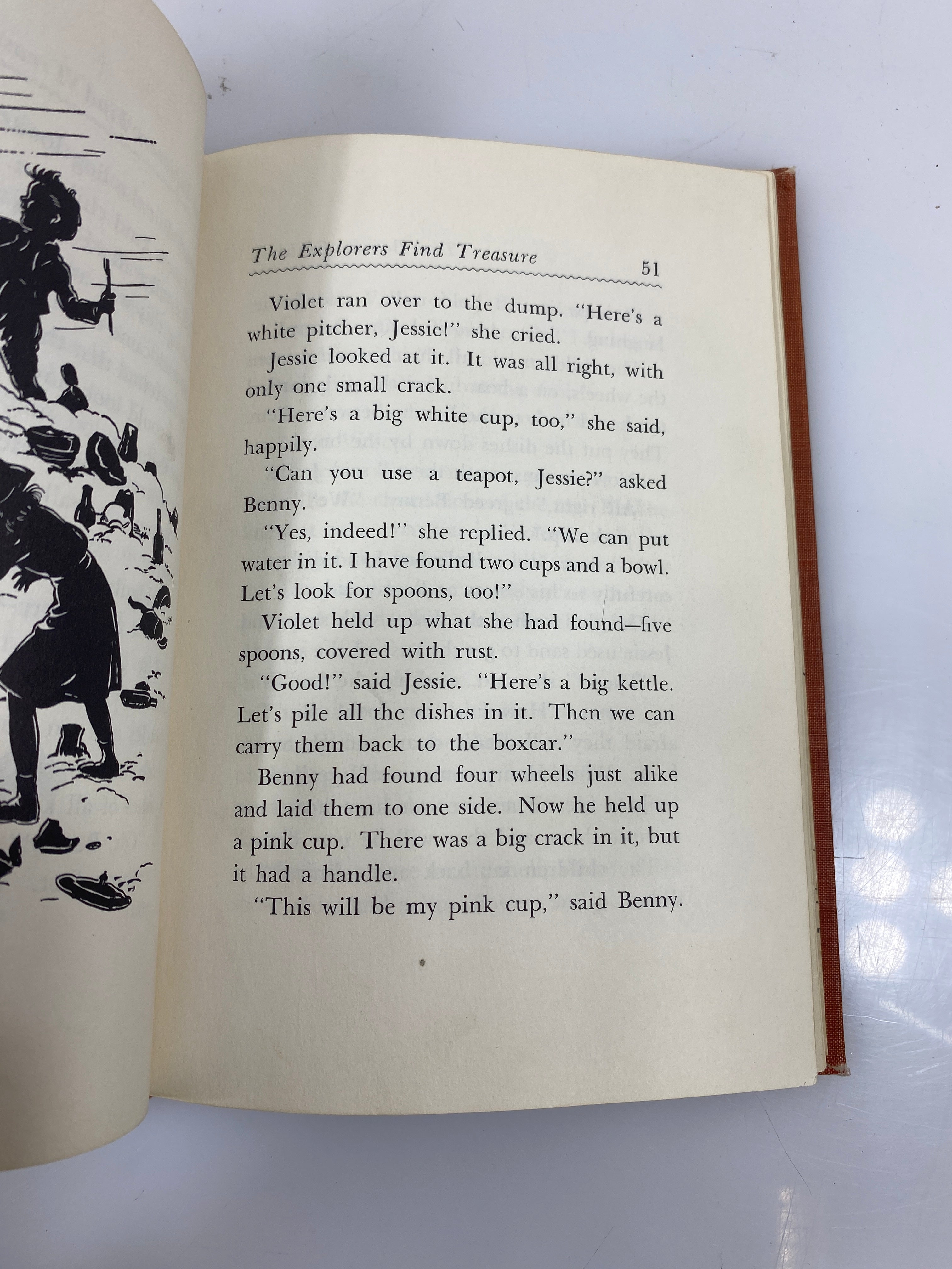 The Boxcar Children by Gertrude Warner Scott, Foresman and Company 1950 HC