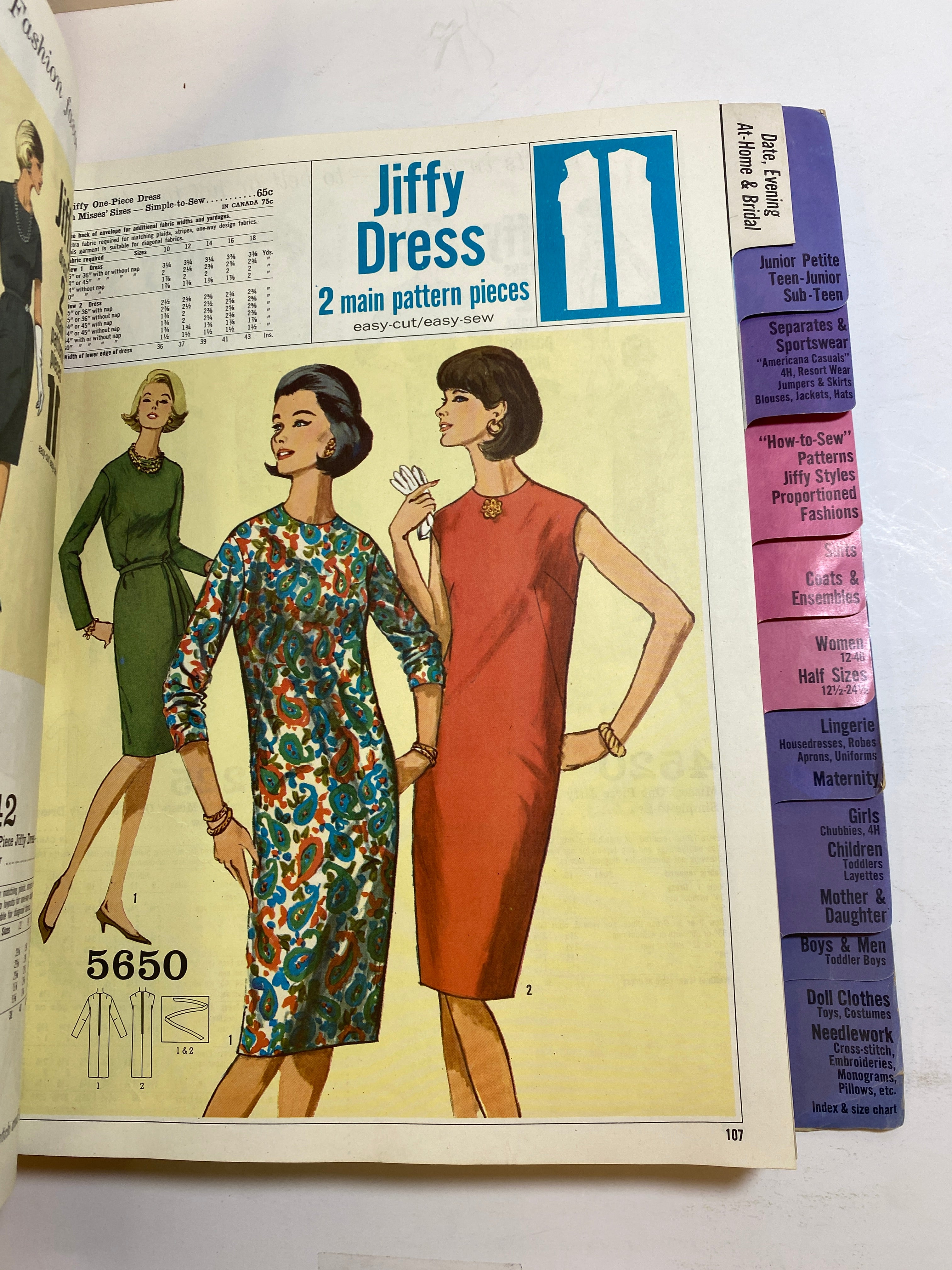Simplicity Fall 1964 Counter Catalog Book