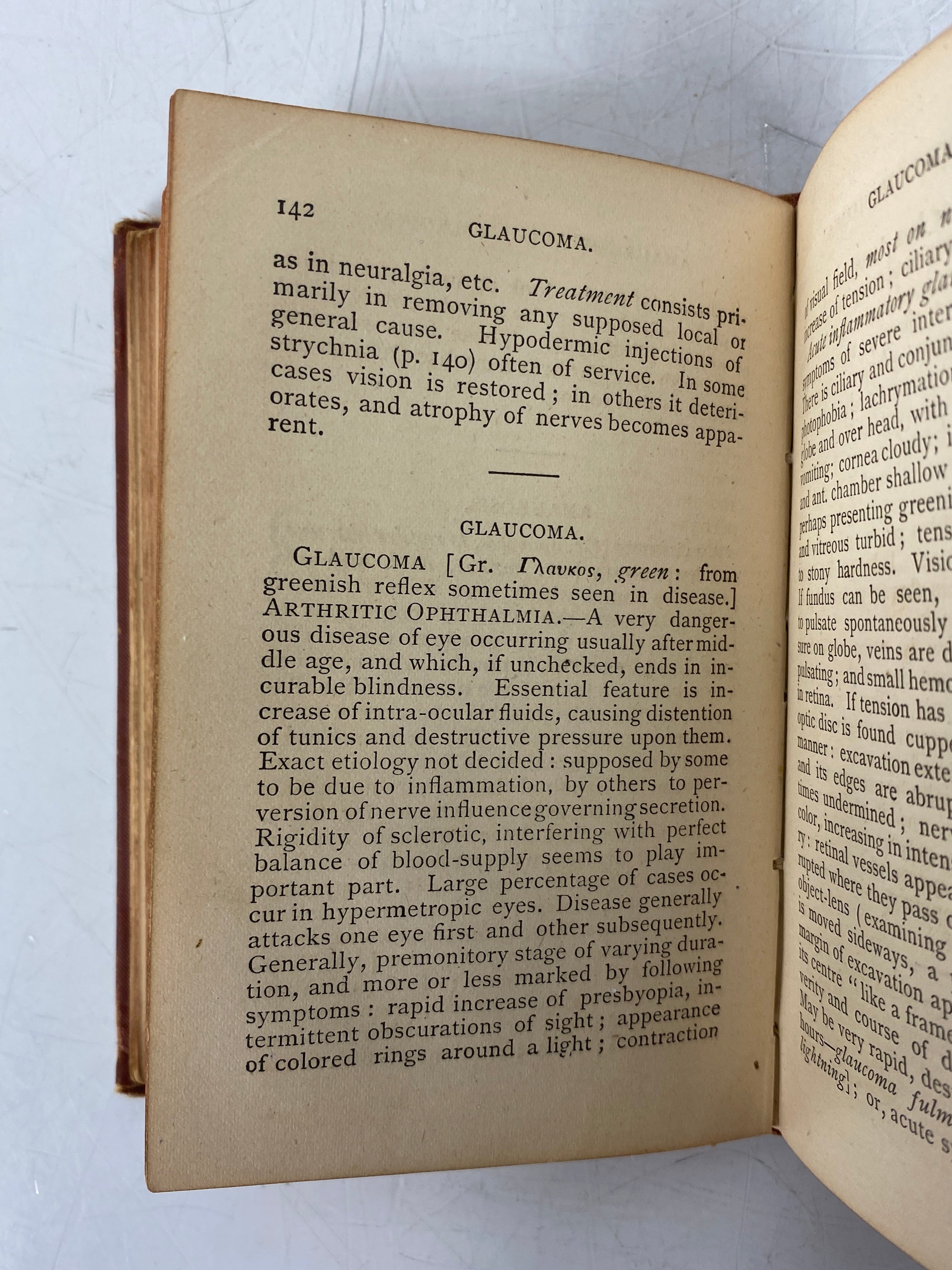 Ophthalmic and Otic Memoranda D.B. St. John Roosa 1876 Antique Pocket Manual