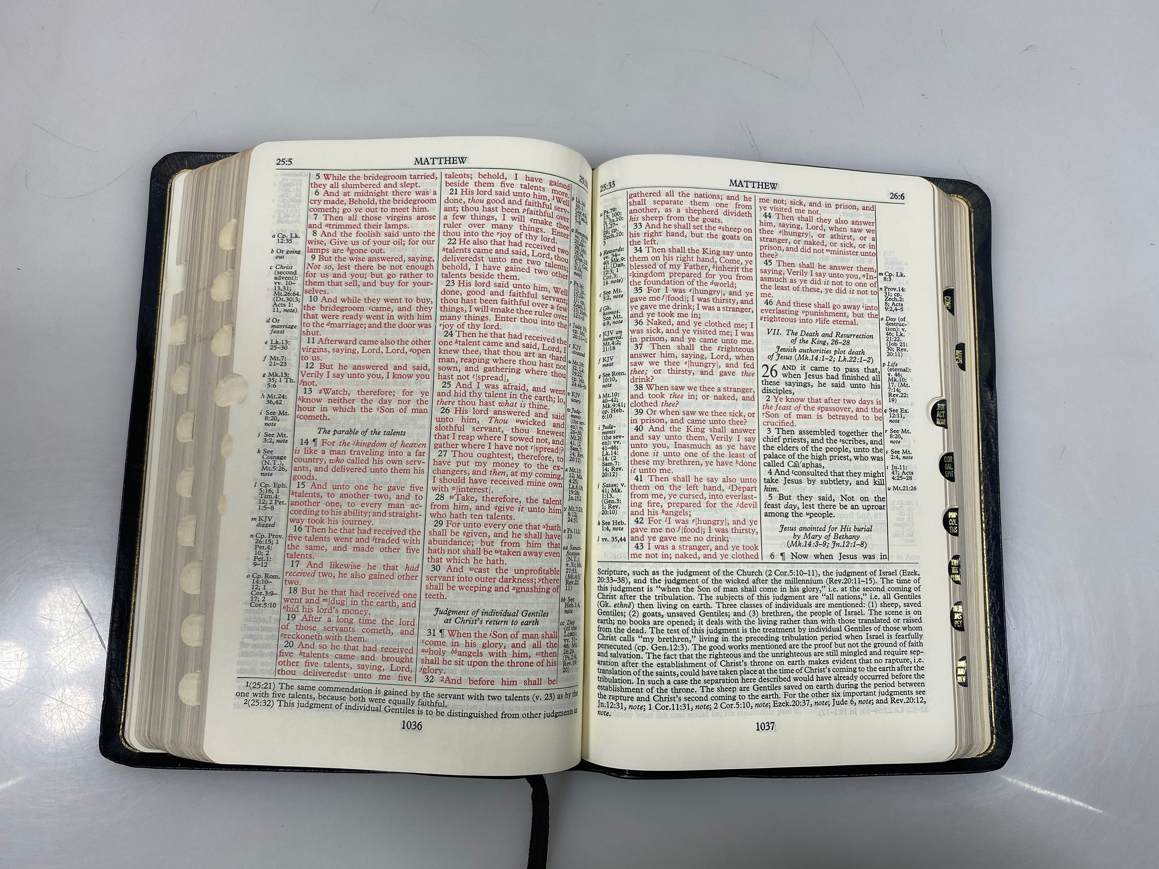 The Holy Bible Red Letter Edition Oxford University Press 1967 SC