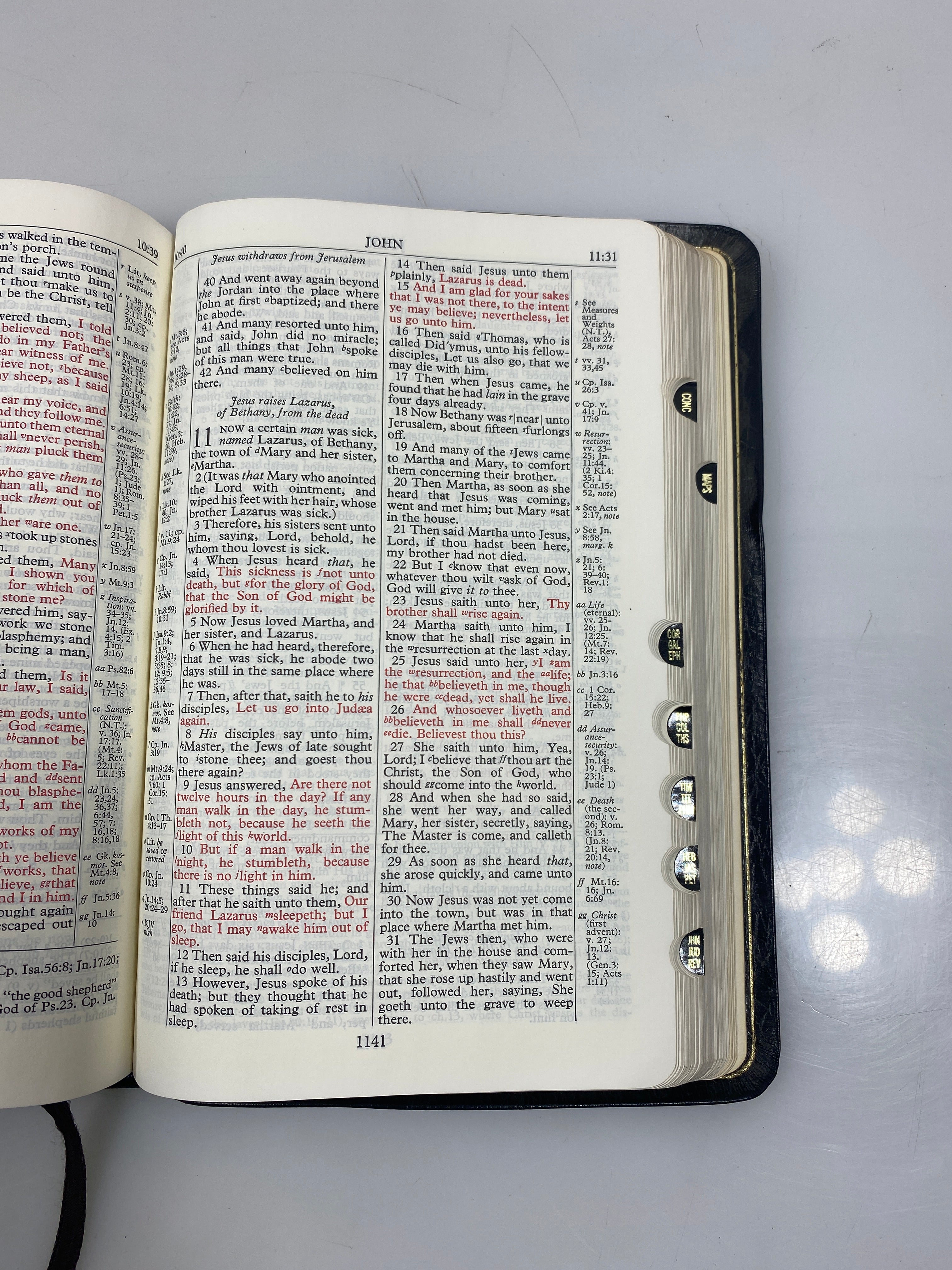 The Holy Bible Red Letter Edition Oxford University Press 1967 SC