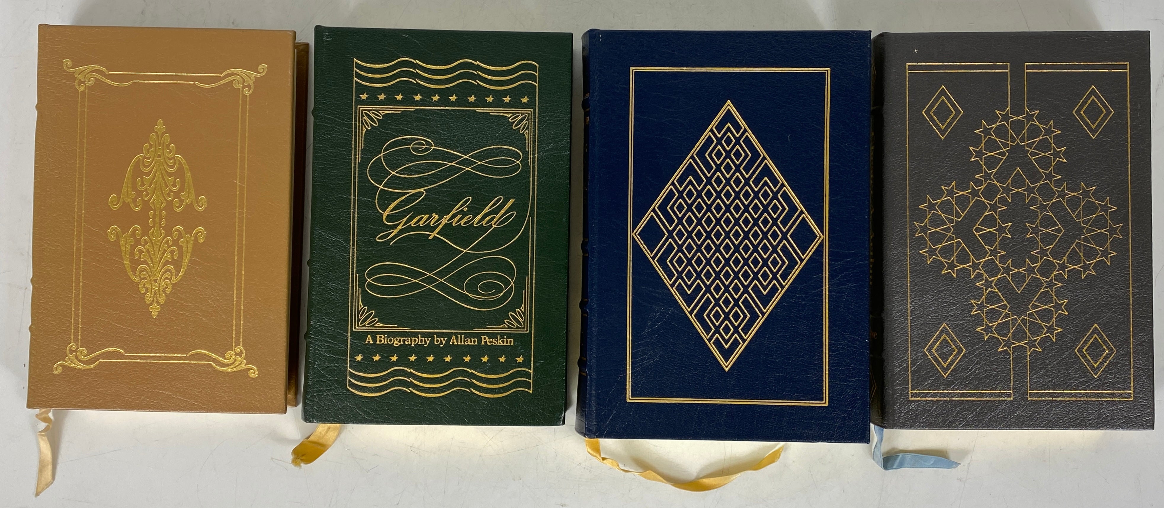 4 Easton Press Library of the Presidents: Hayes/Garfield/Harding/Arthur Leather