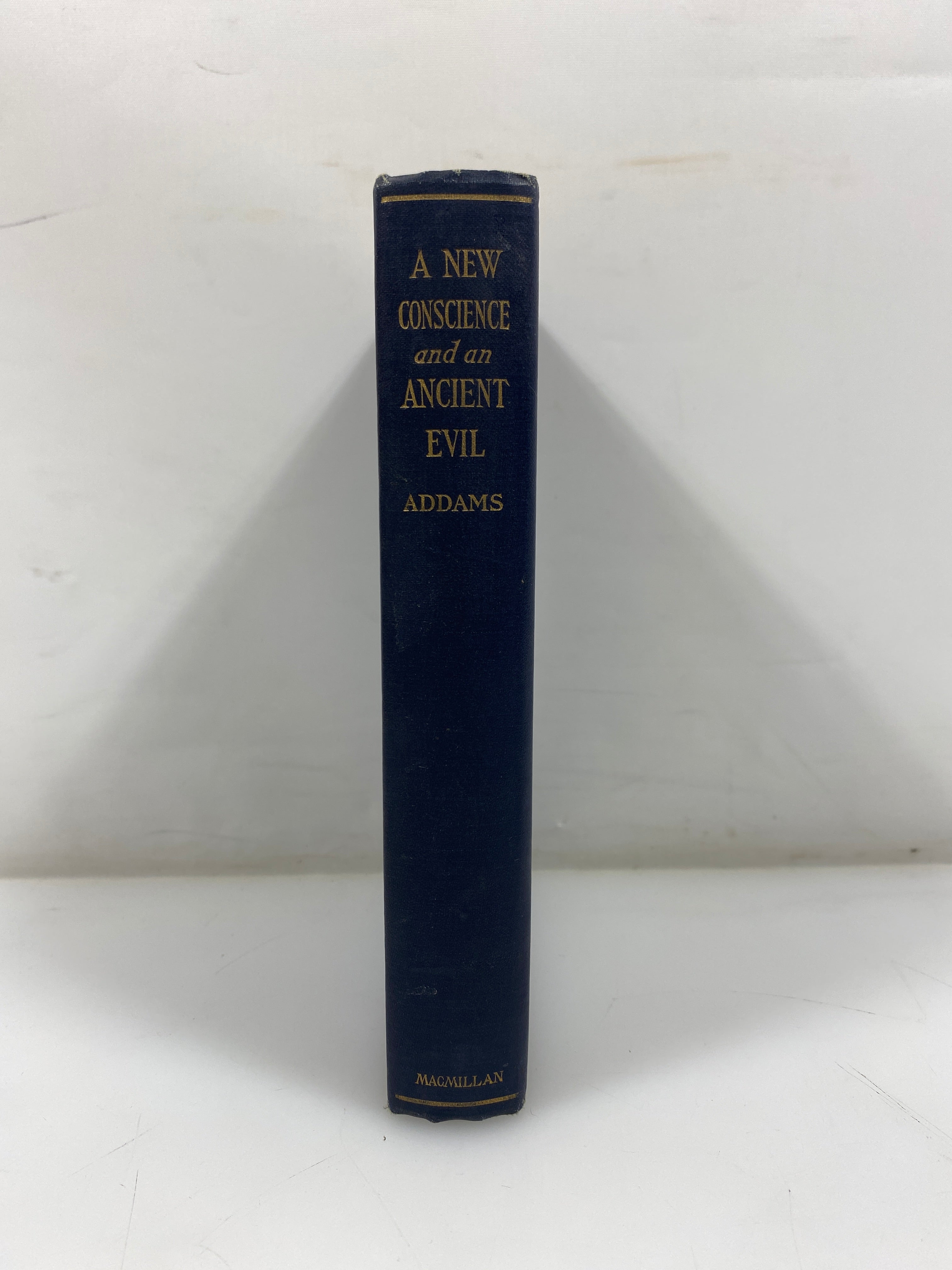 A New Conscience and an Ancient Evil by Jane Addams Ex-library 1912 HC