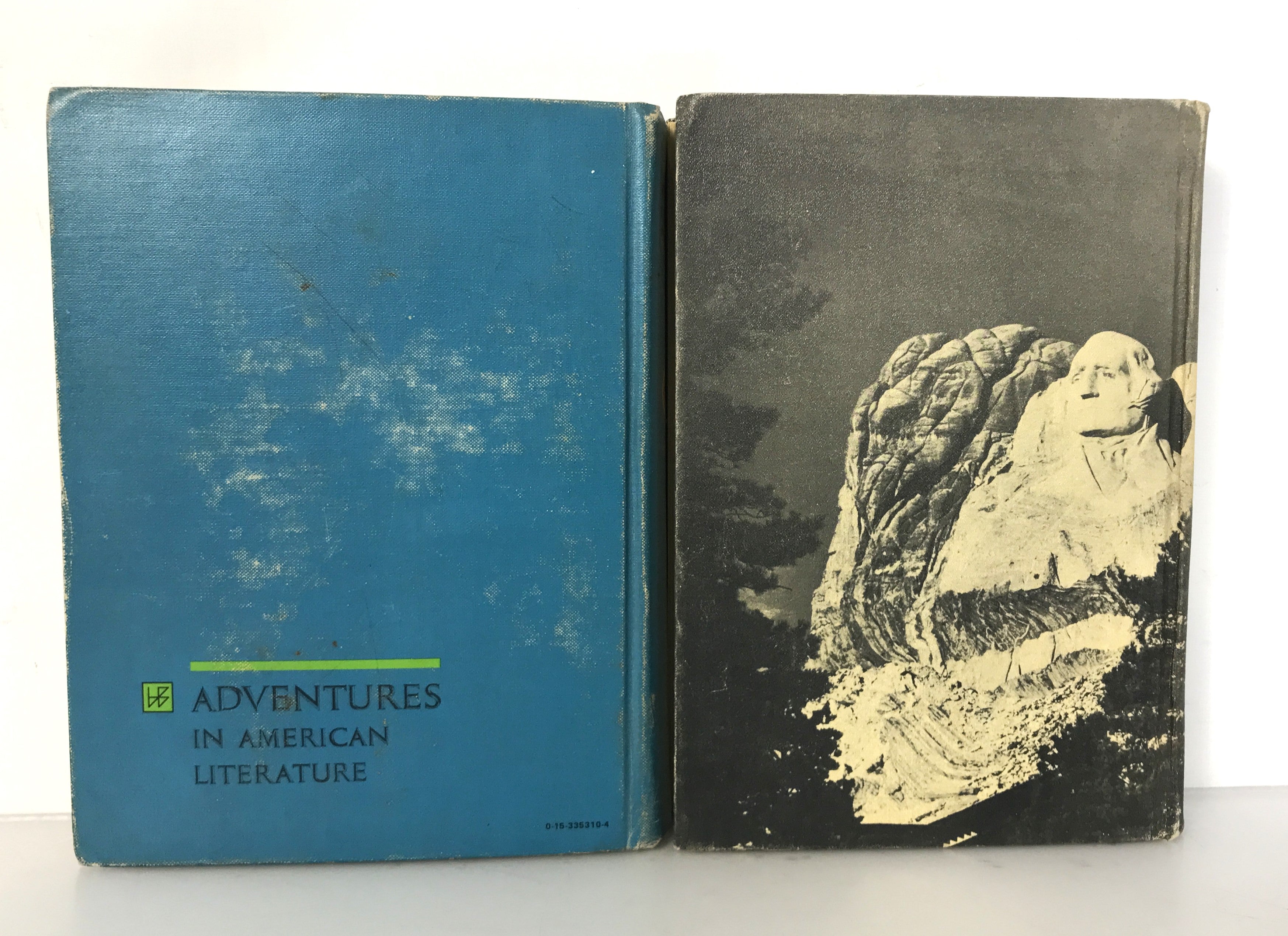 Lot of 2 Reading Textbooks People in Literature and Adventures in American Literature 1950, 1968 HC
