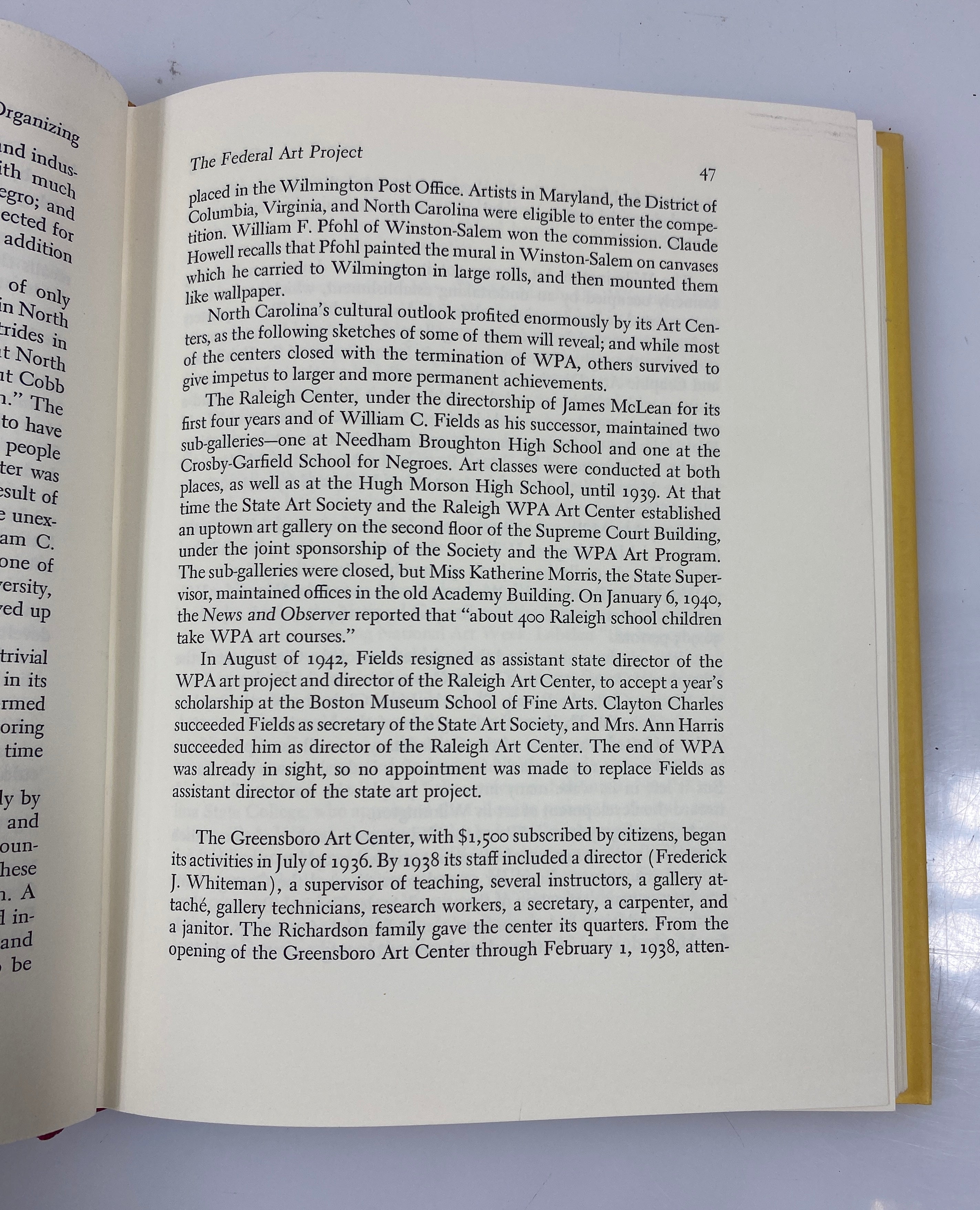 *Signed* Art in North Carolina Ola Foushee Heritage Press 1972 HCDJ