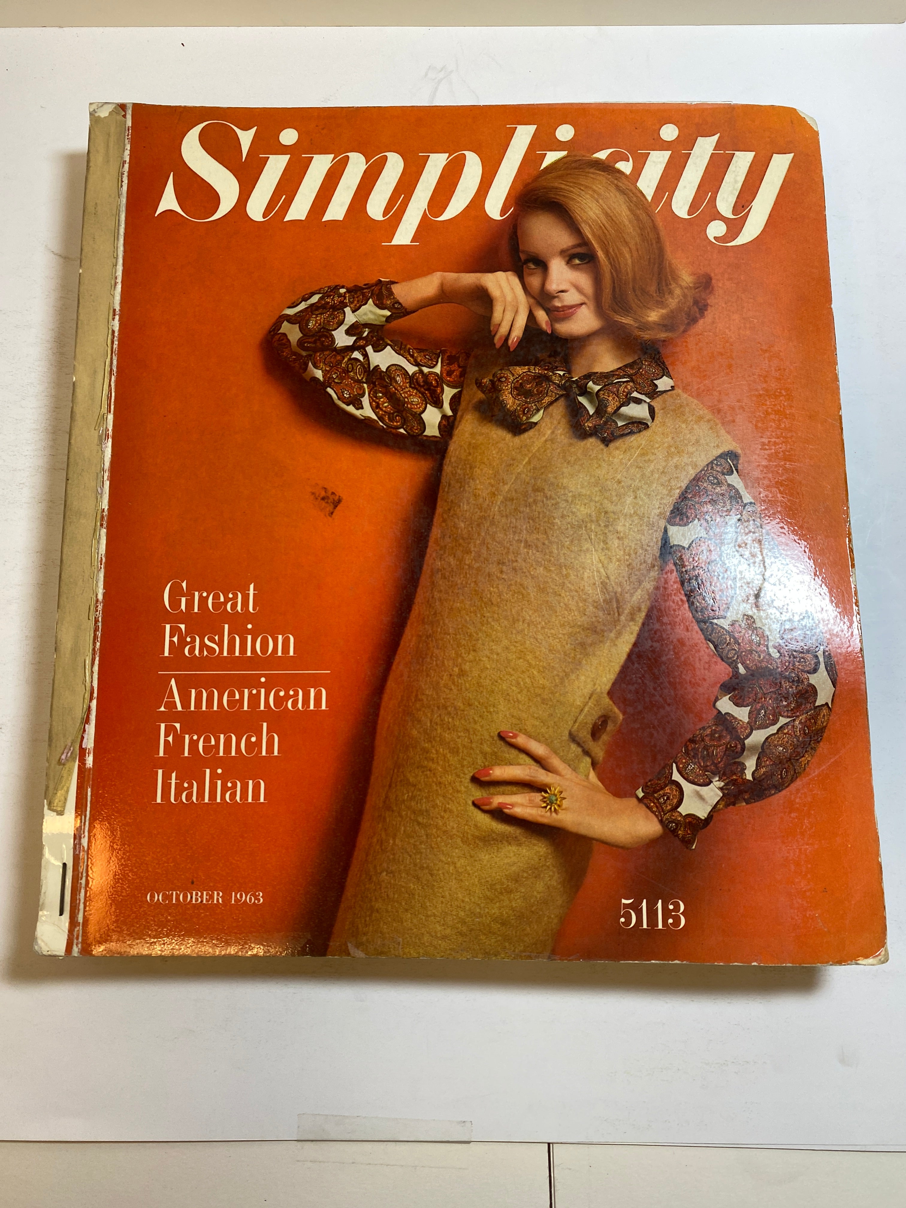 Simplicity October 1963 Counter Catalog Book