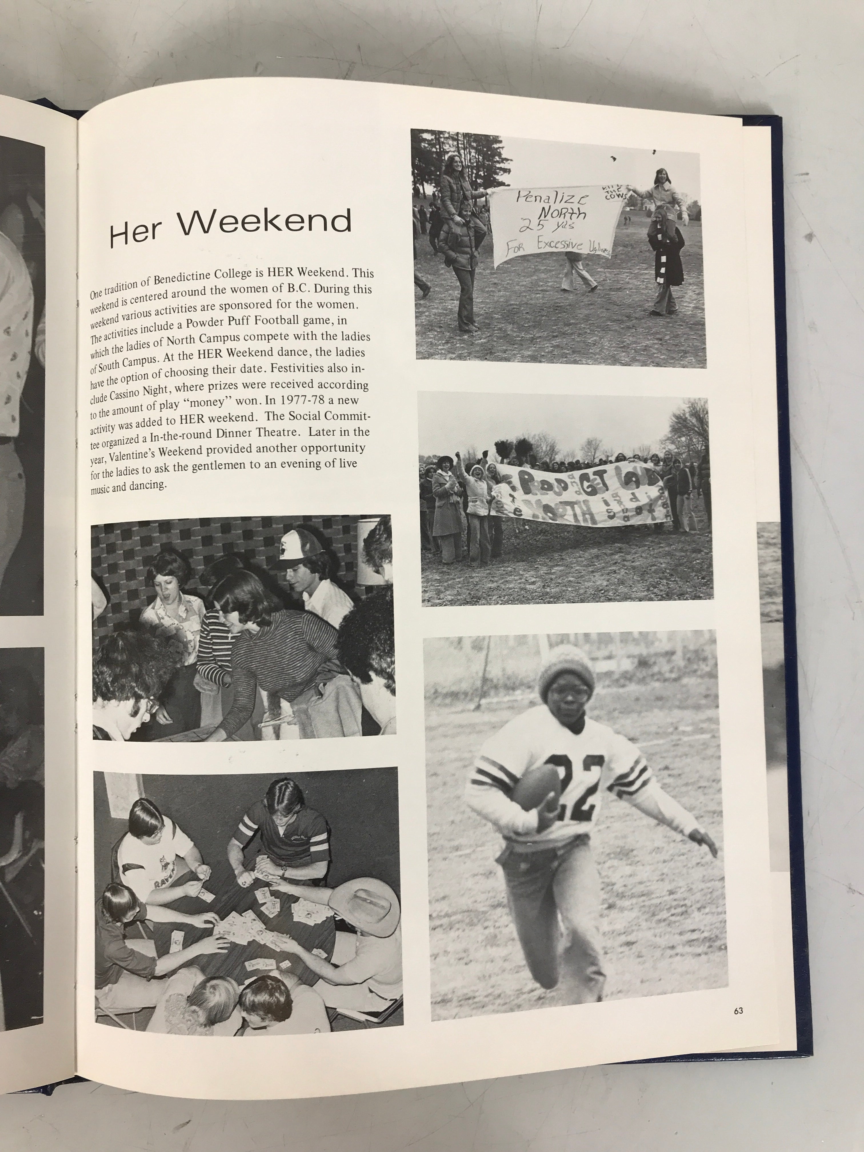 1978 Benedictine College Yearbook Atchison Kansas HC