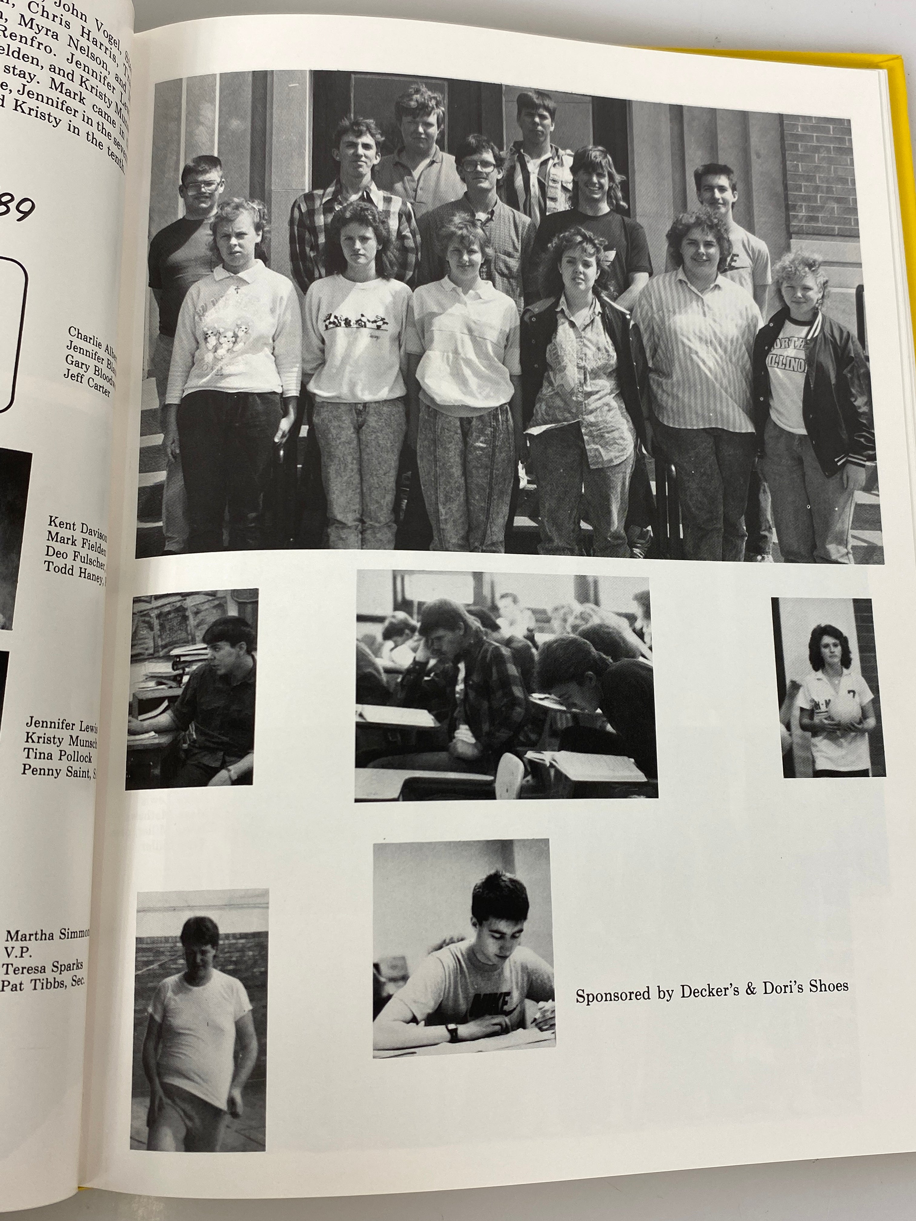 1988 New Holland-Middletown Illinois High School Yearbook HC