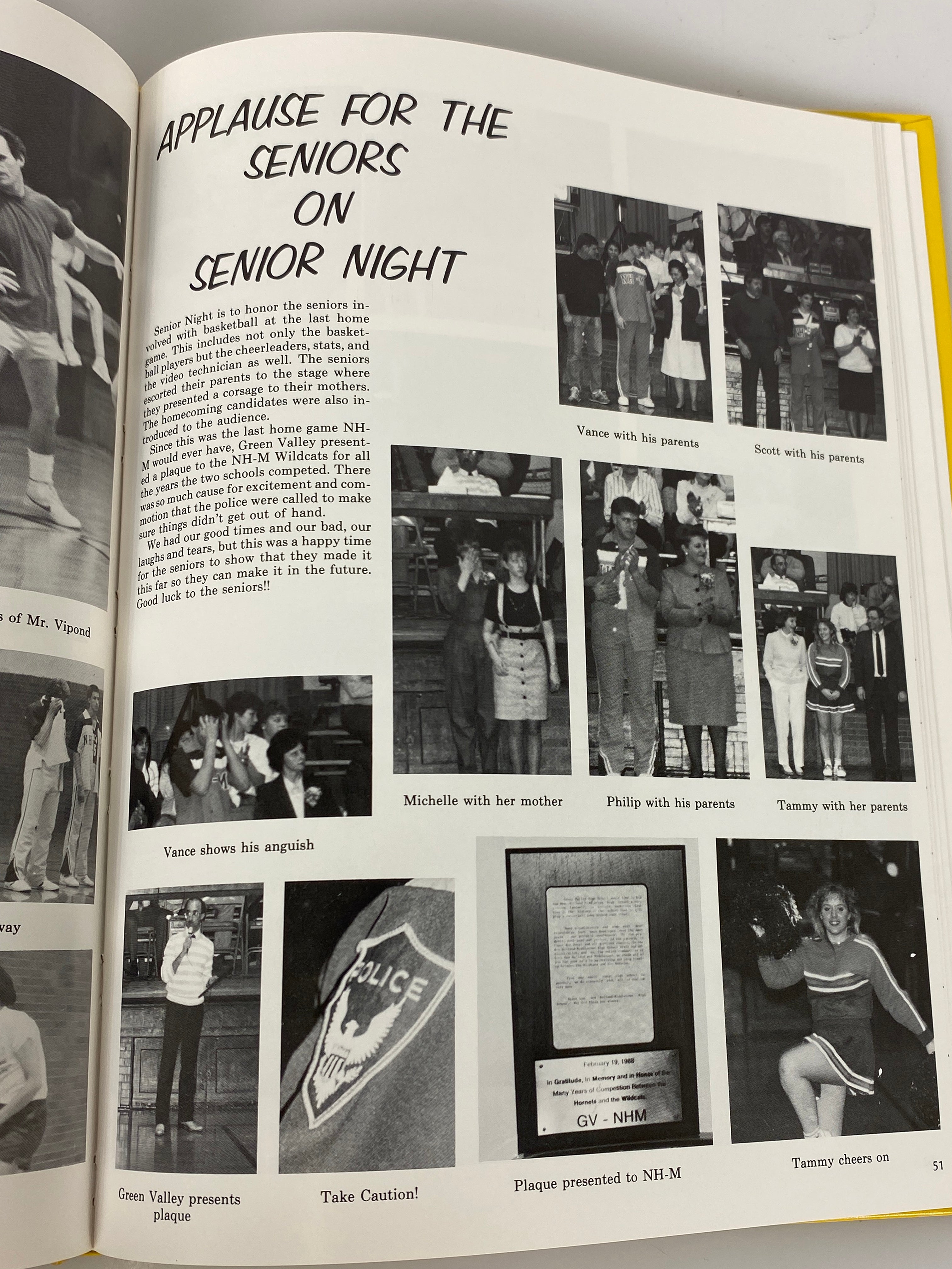 1988 New Holland-Middletown Illinois High School Yearbook HC