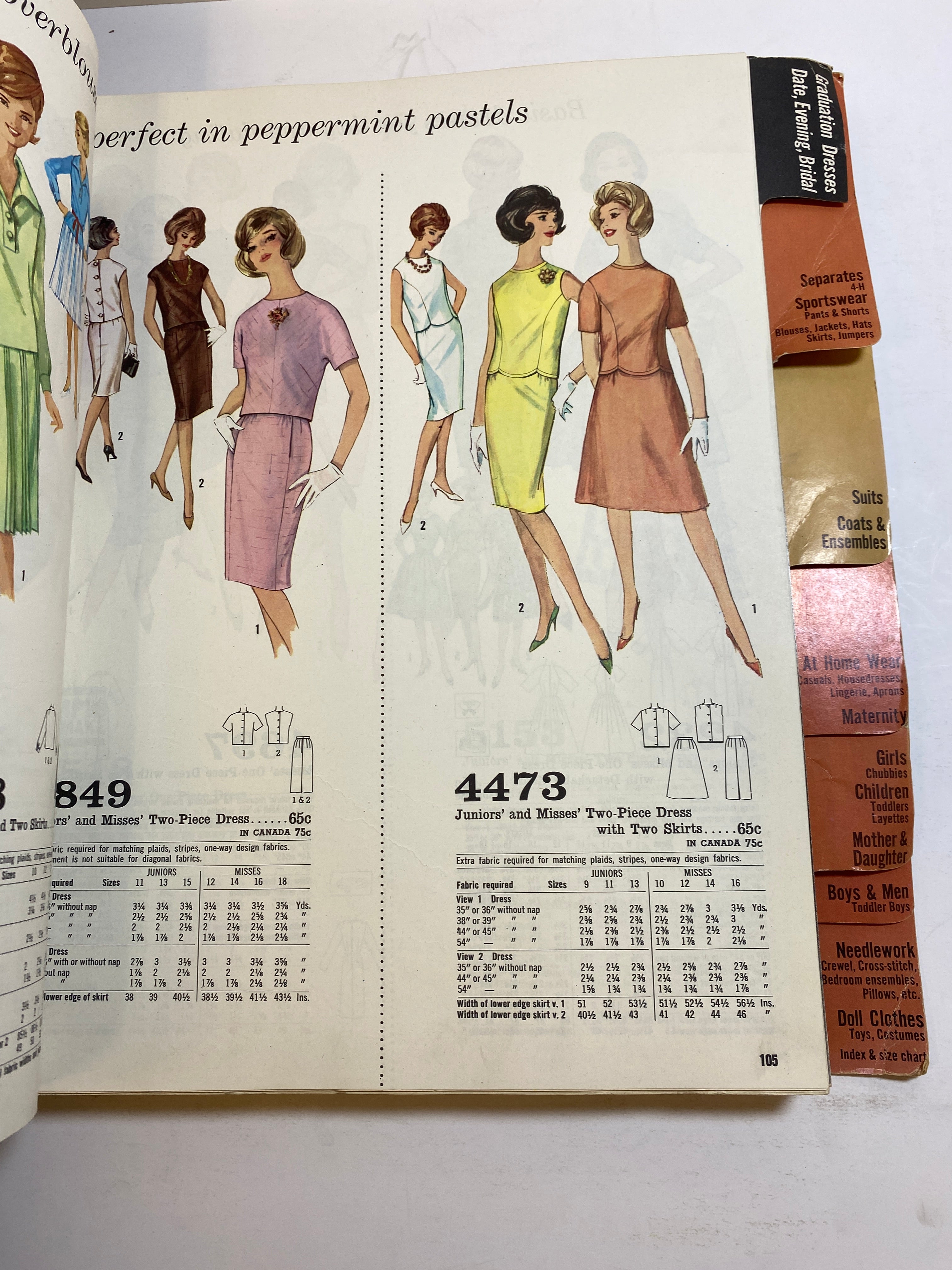 Simplicity October 1963 Counter Catalog Book