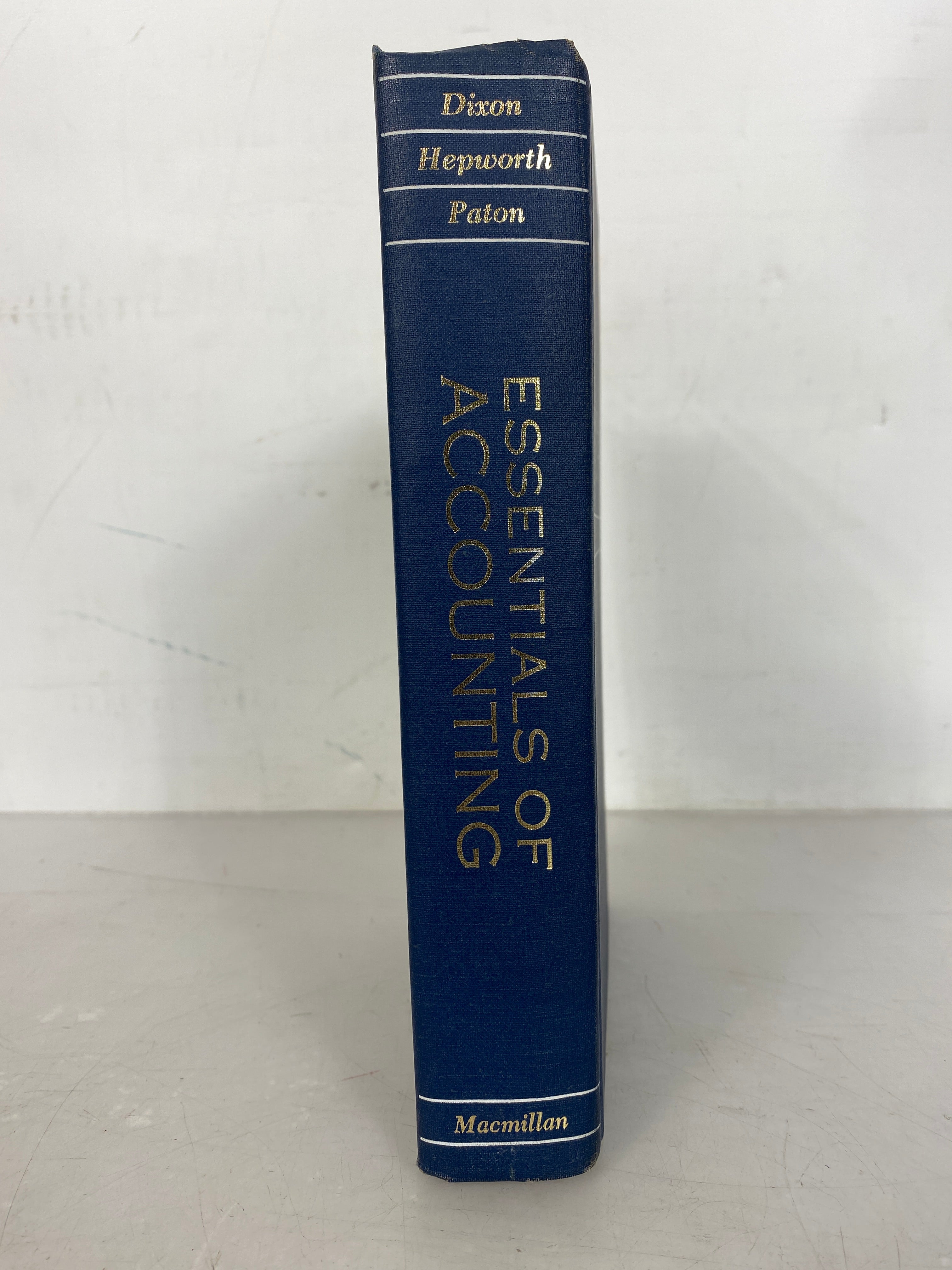 Essentials of Accounting by Dixon, Hepworth, and Paton Third Printing 1967 HC