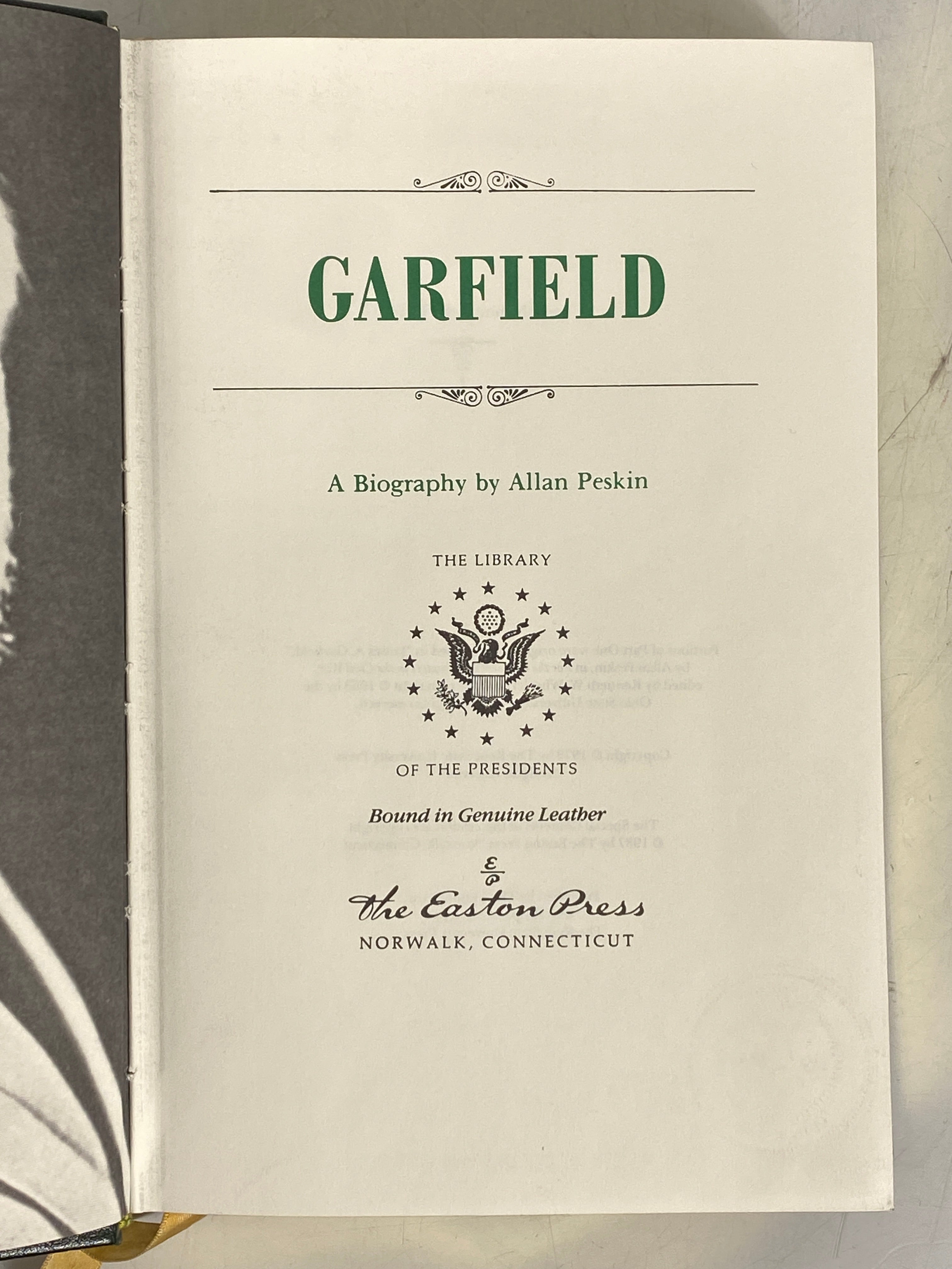 4 Easton Press Library of the Presidents: Hayes/Garfield/Harding/Arthur Leather