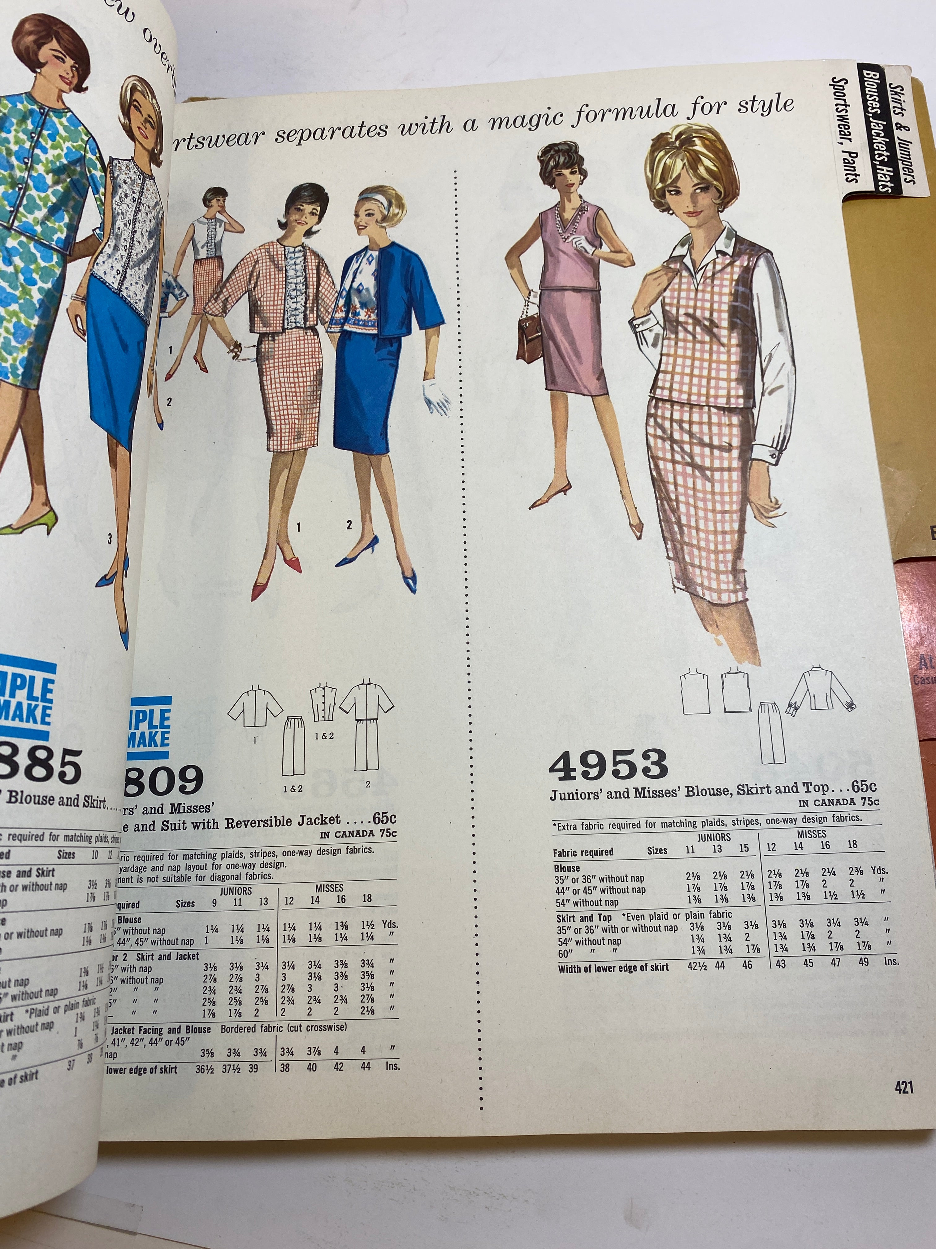 Simplicity October 1963 Counter Catalog Book