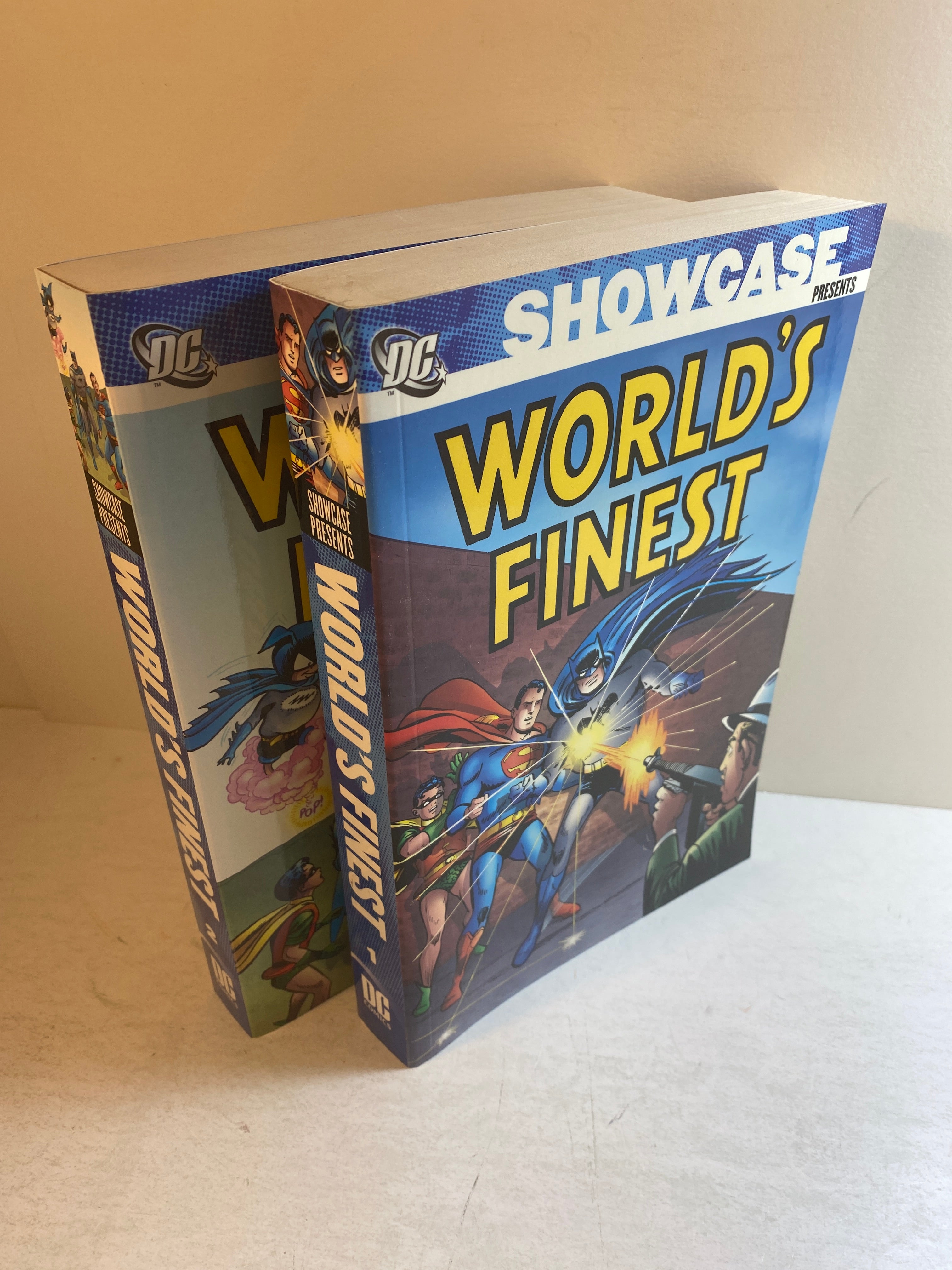 Lot of 2 DC Comics Showcase World's Finest Volumes 1-2 2007-2008