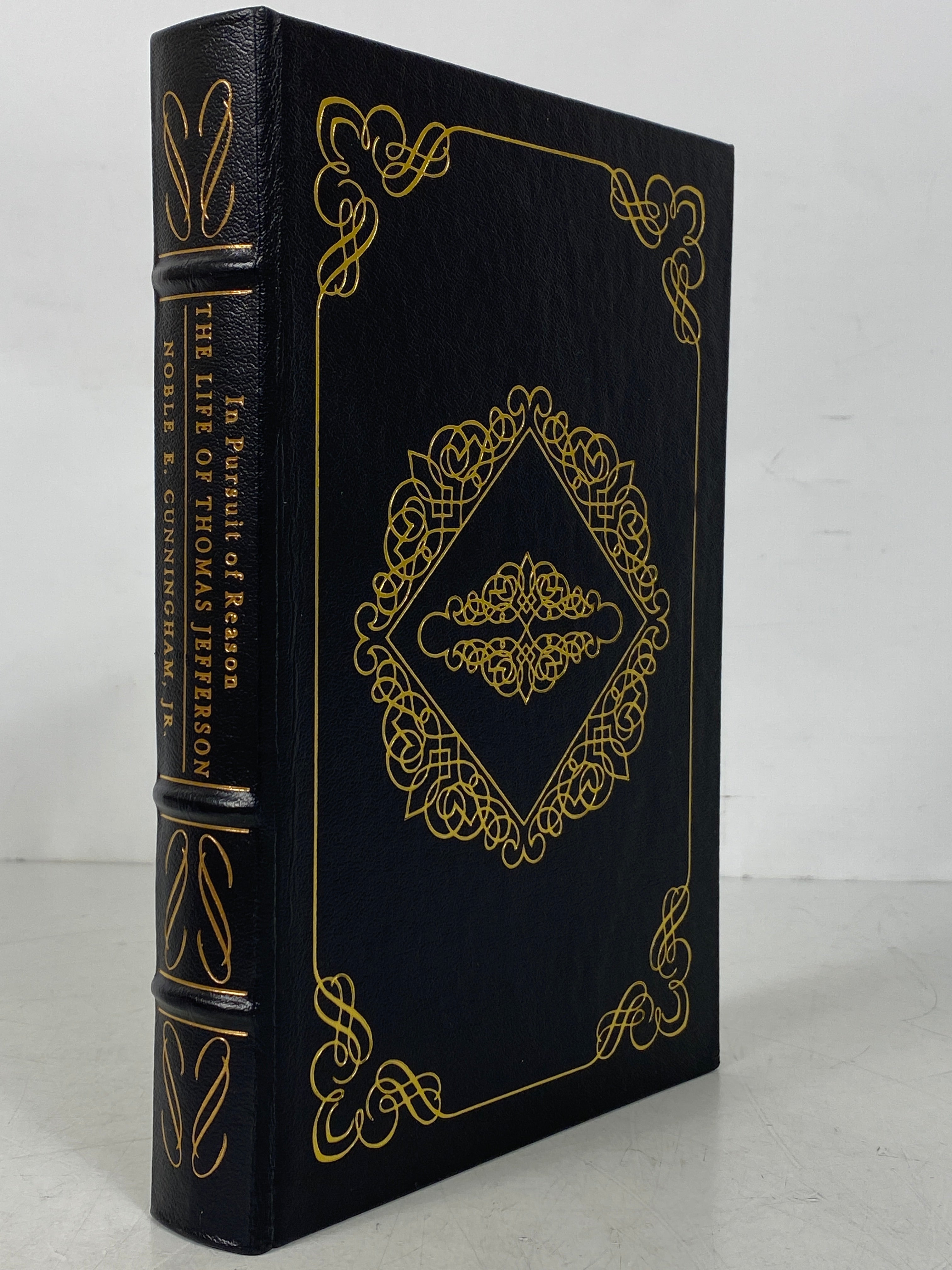 In Pursuit of Reason The Life of Thomas Jefferson by Cunningham Leather Bound