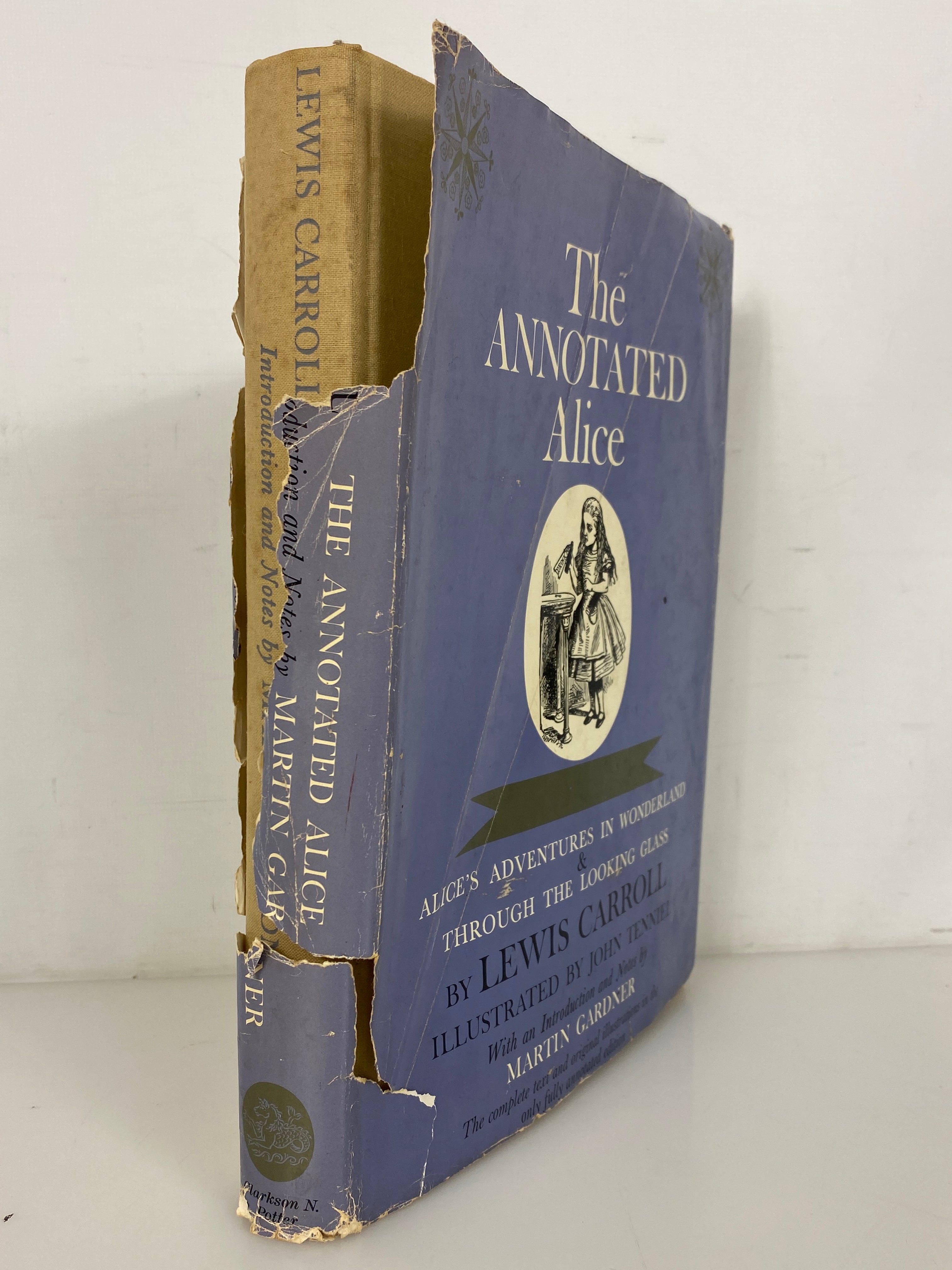 The Annotated Alice w Notes by Martin Gardner 1960 1st Ed HC DJ