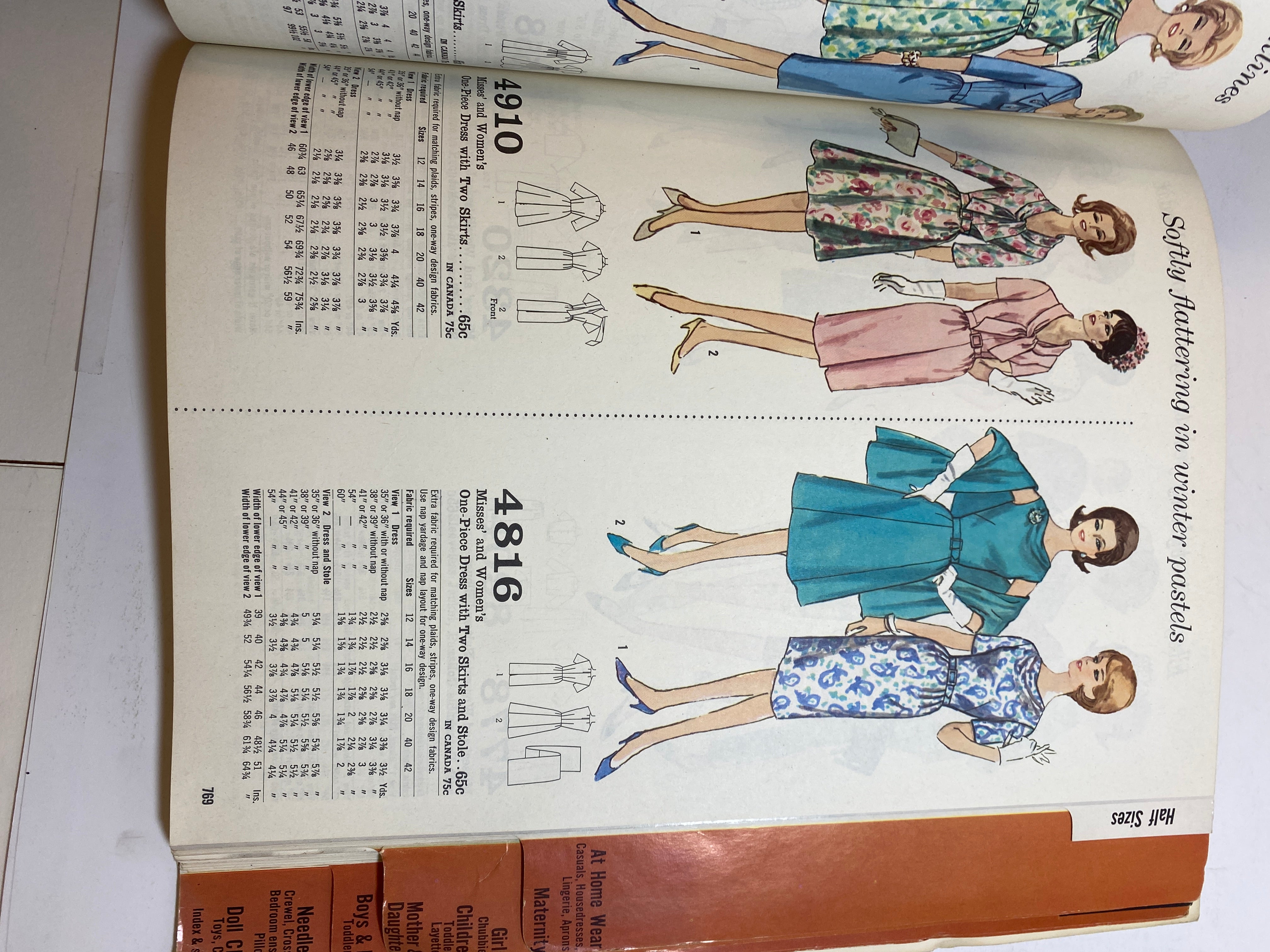 Simplicity October 1963 Counter Catalog Book