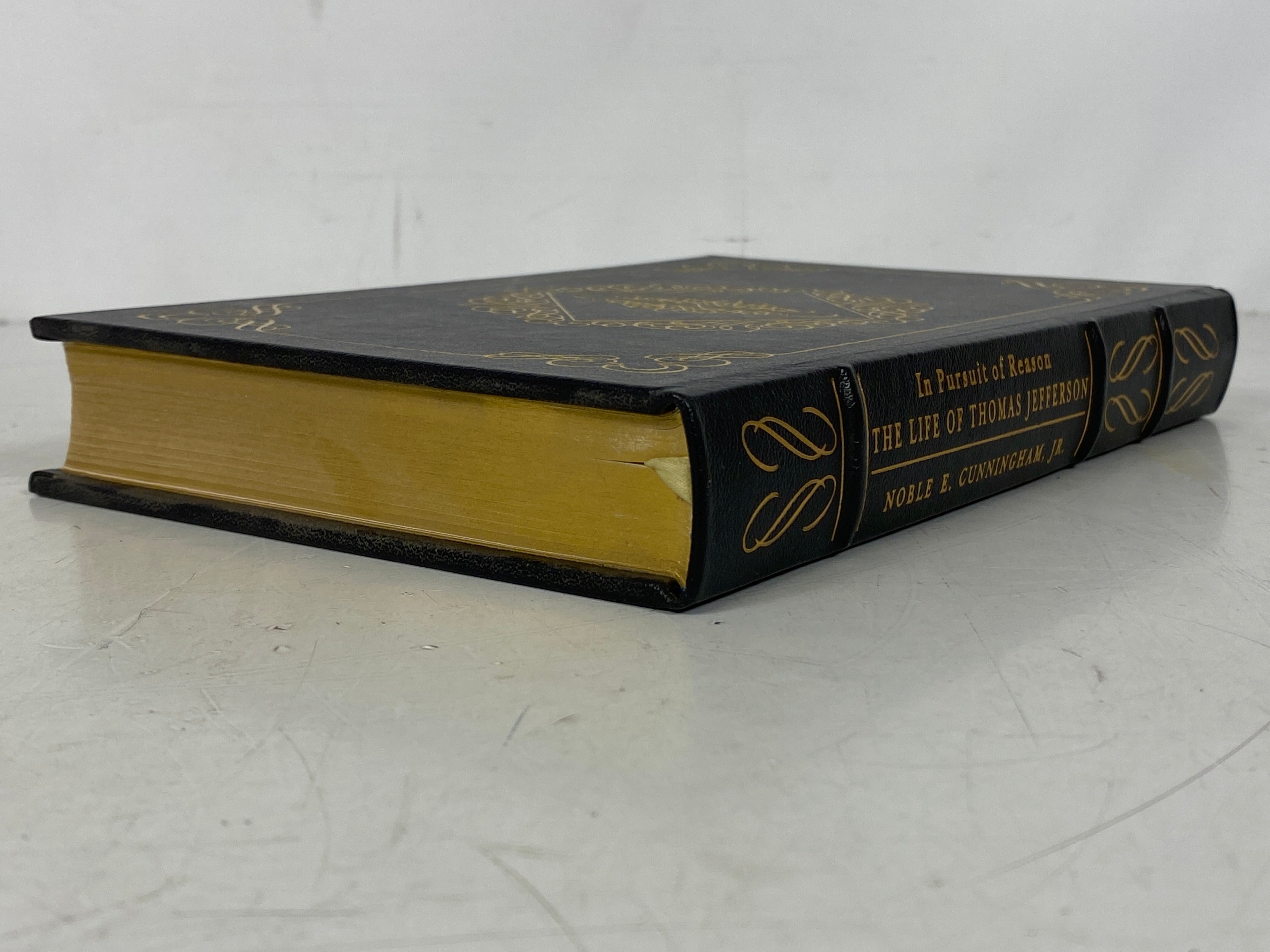 In Pursuit of Reason The Life of Thomas Jefferson by Cunningham Leather Bound