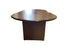 Large Oak Laminate Oval Conference Table