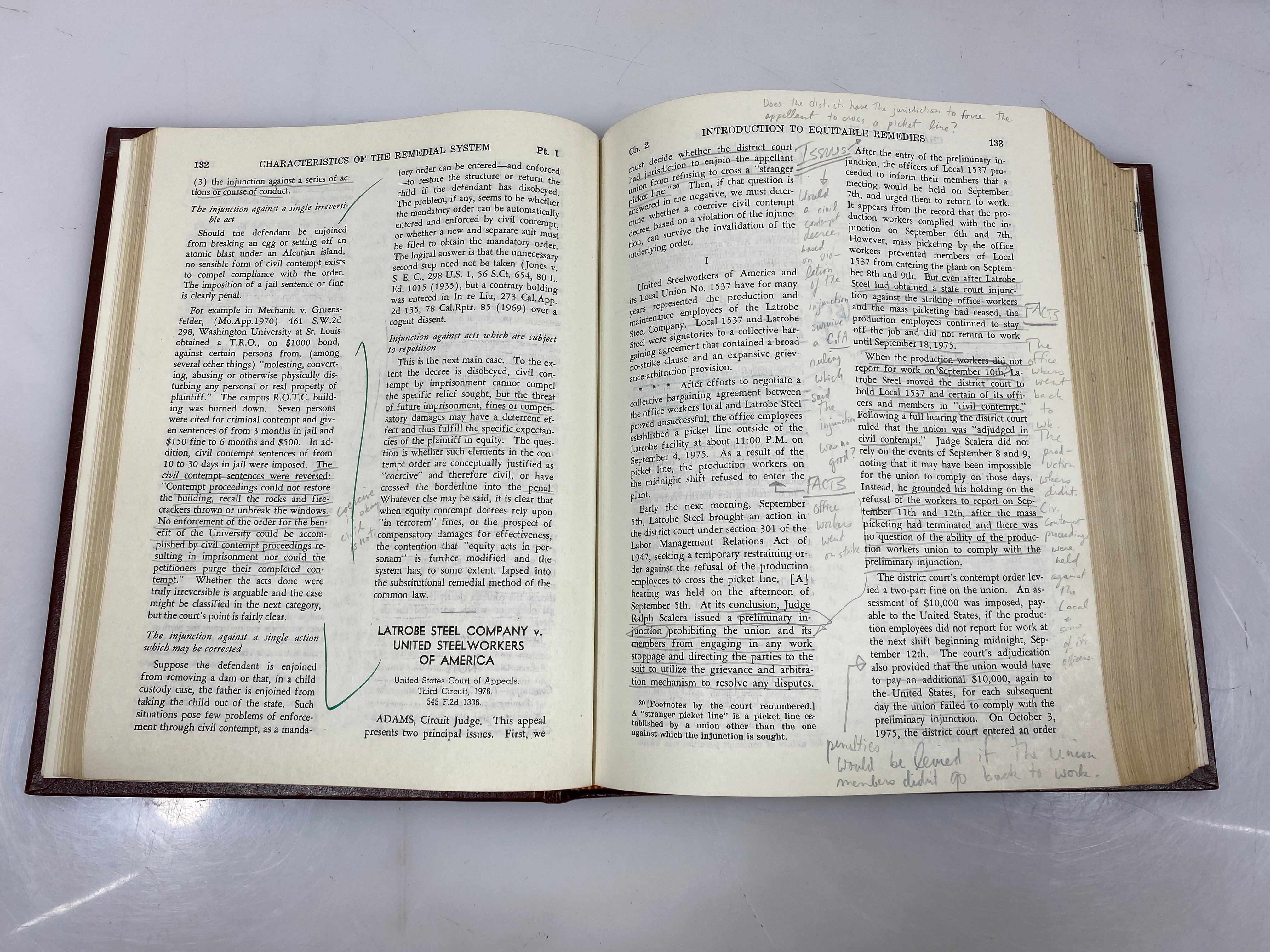 Cases and Materials on Remedies by York and Bauman 3rd Edition 1979 HC