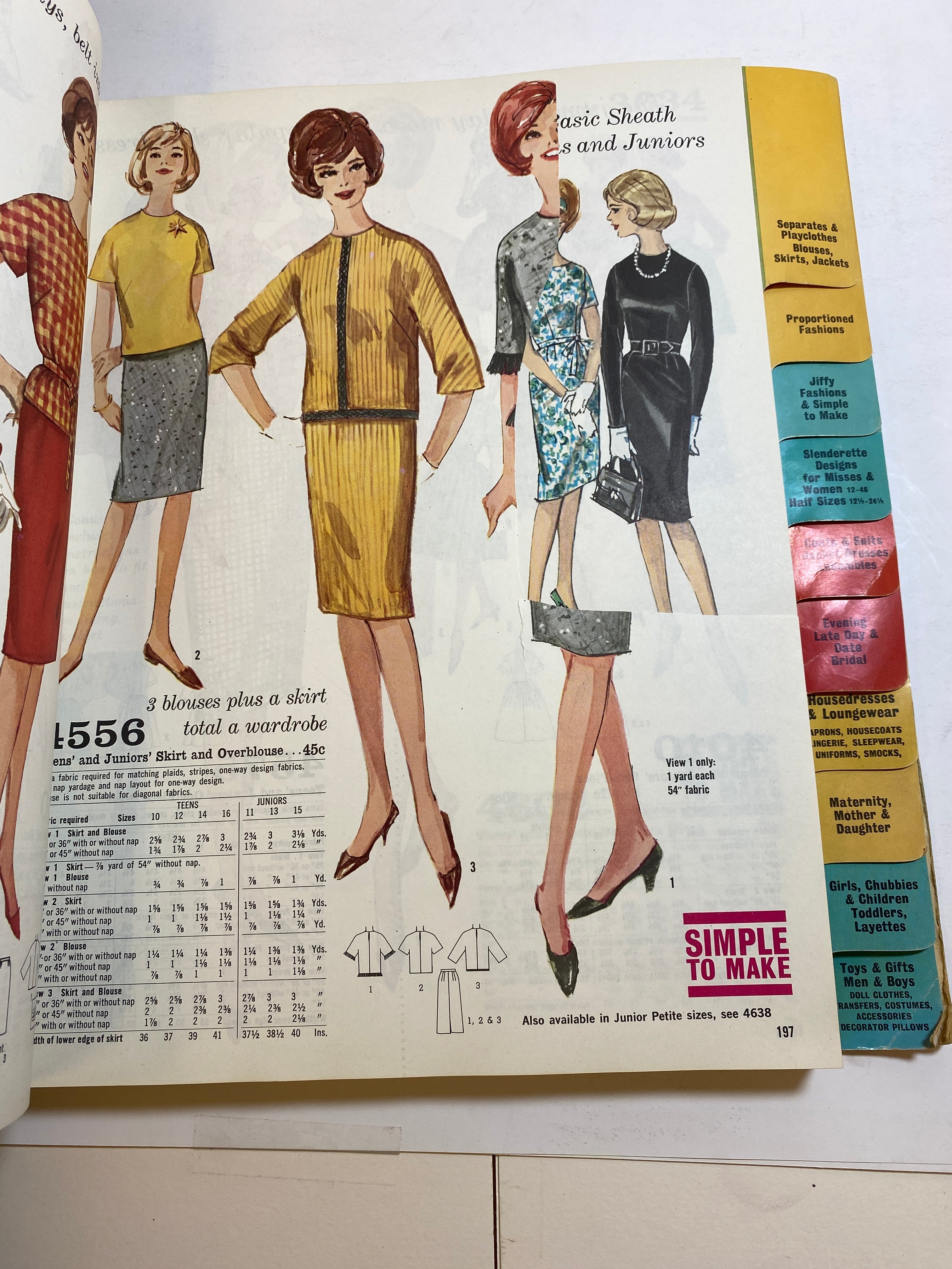 Simplicity Fall 1962 Counter Catalog Book