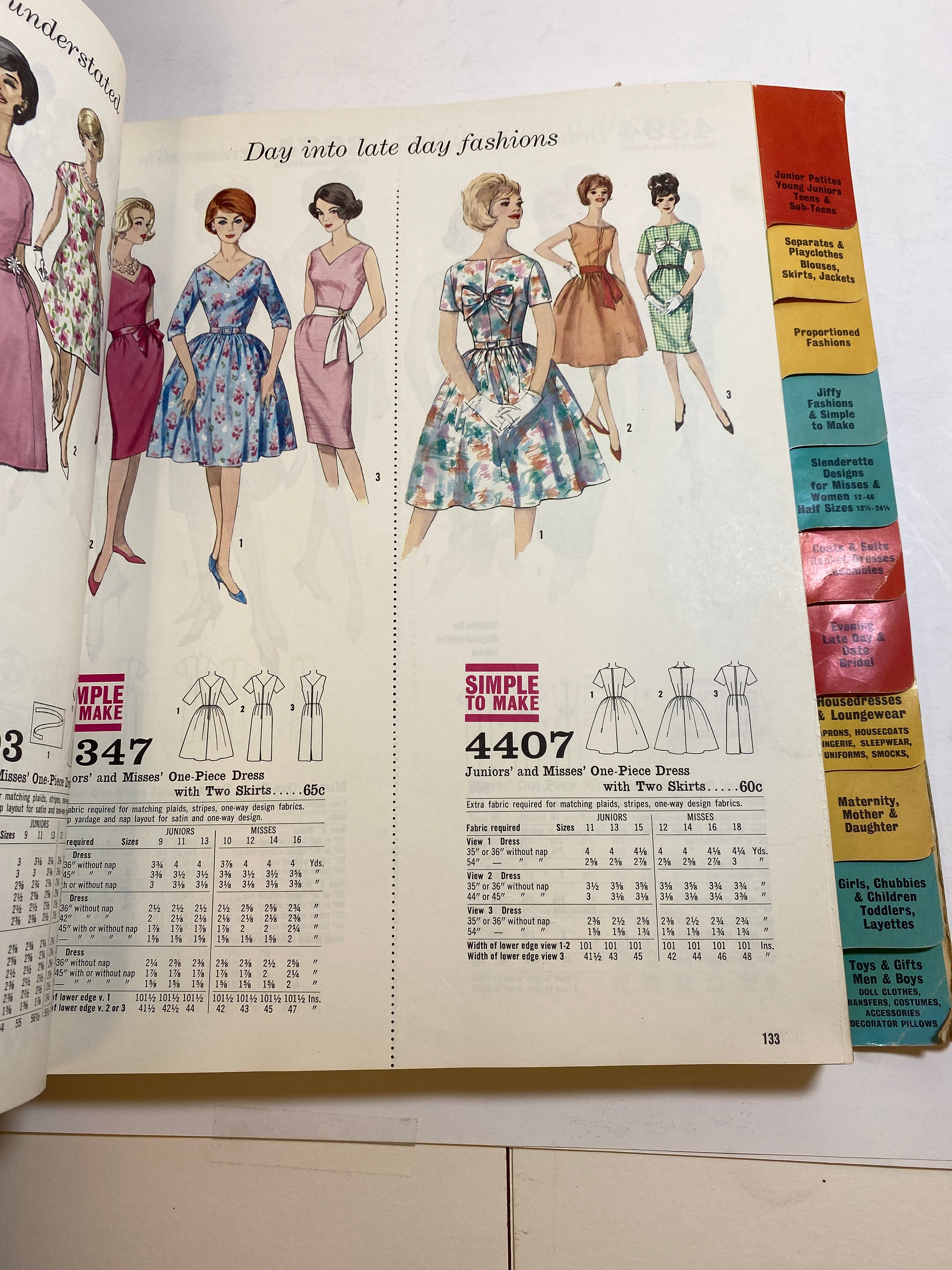 Simplicity Fall 1962 Counter Catalog Book
