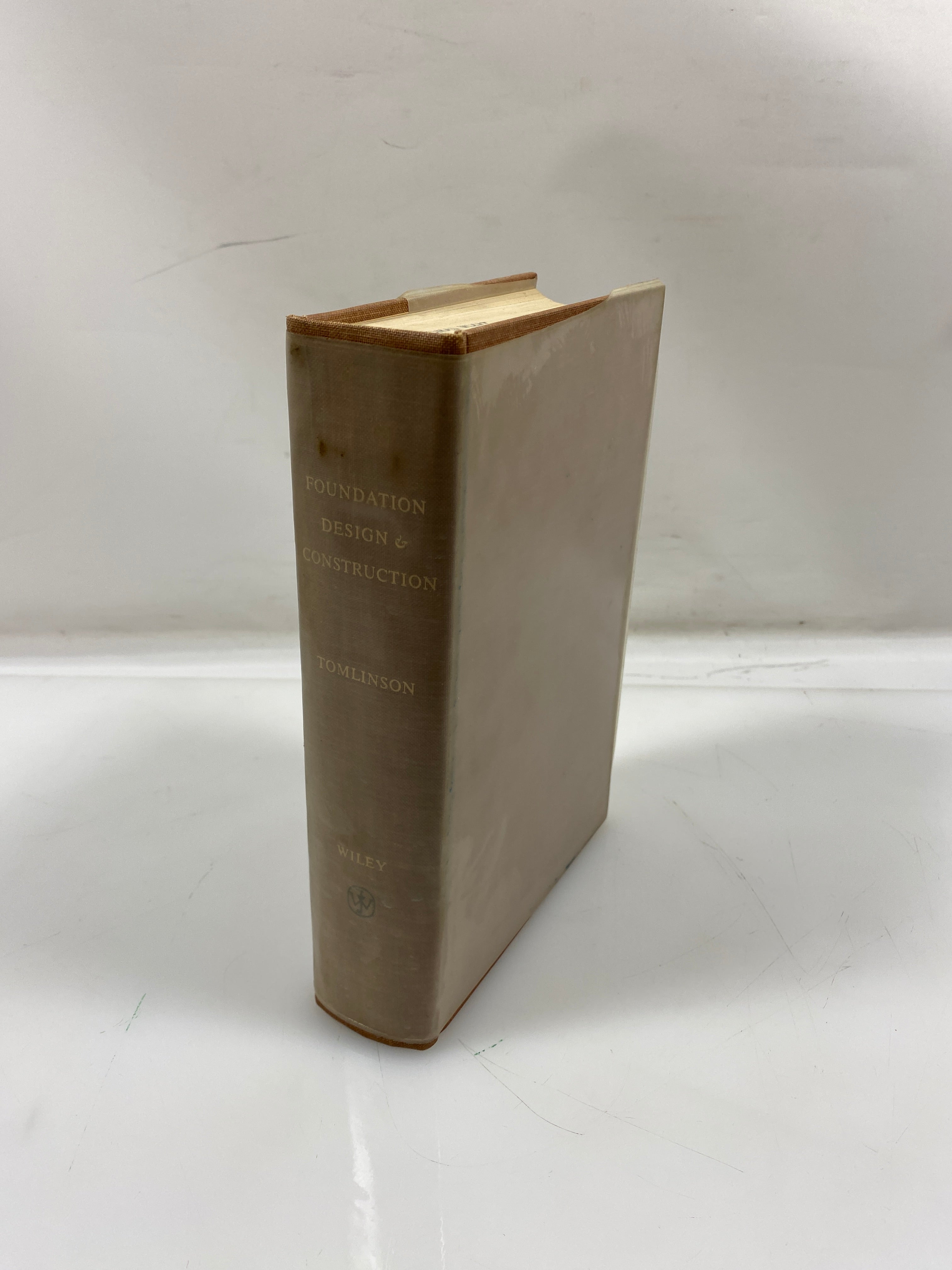 Foundation Design and Construction by M. J. Tomlinson 1963 HC