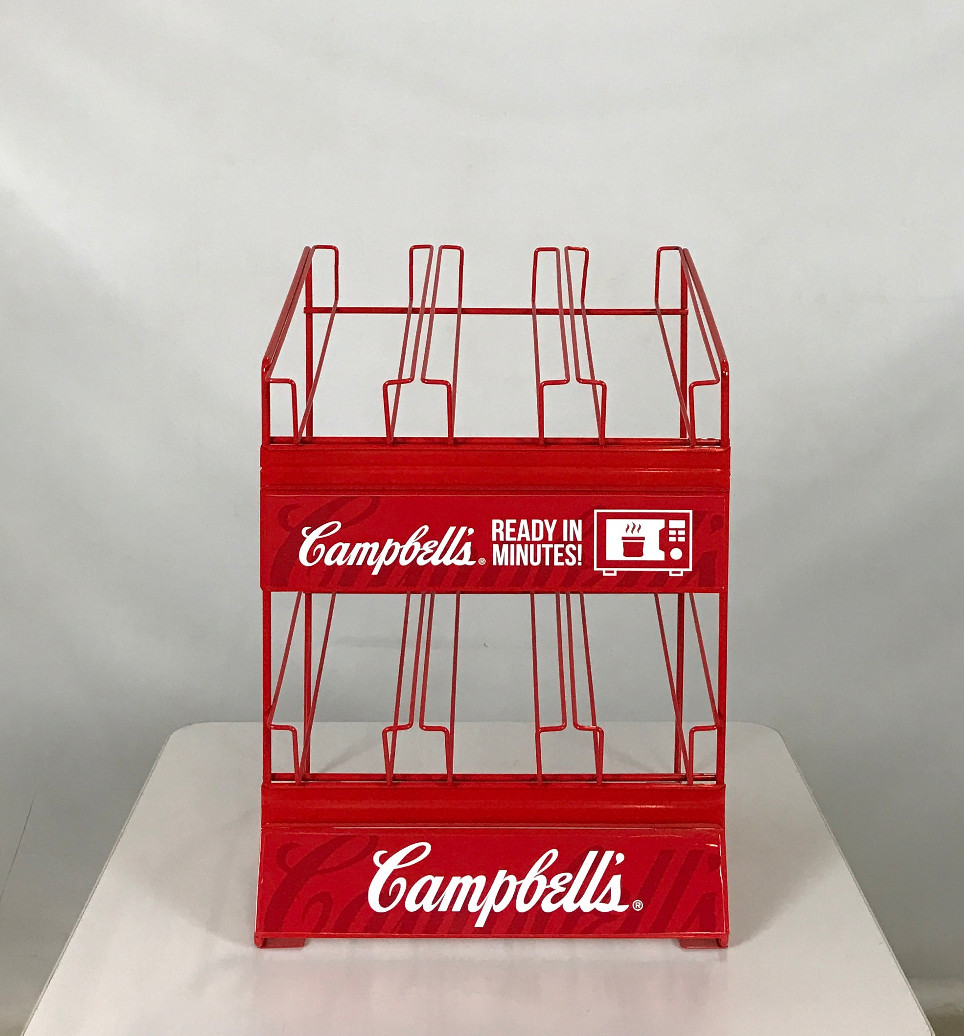 Campbells Red Wire Display Rack