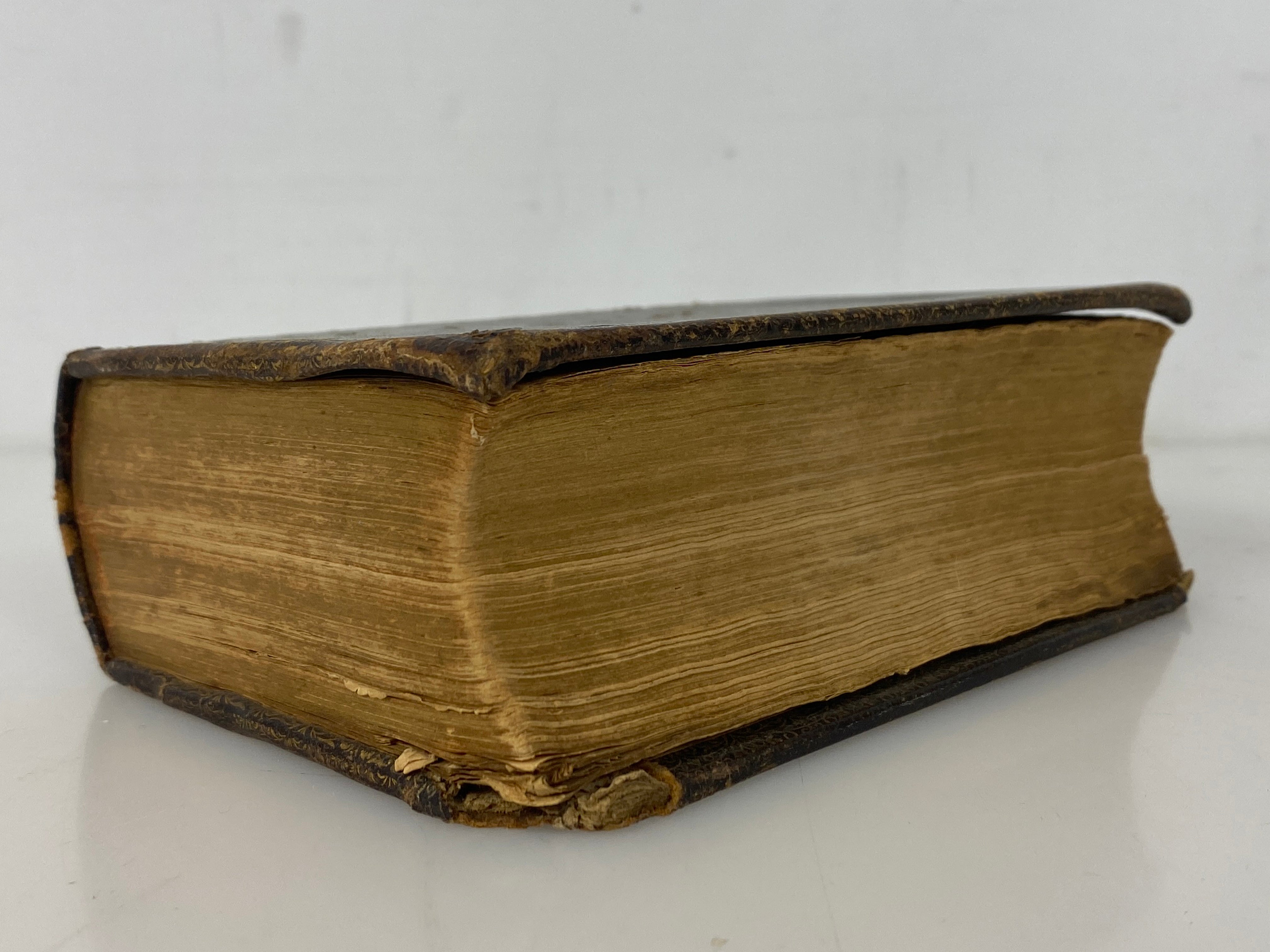 The Holy Bible Old & New Testaments 1856 American Bible Society Antique HC