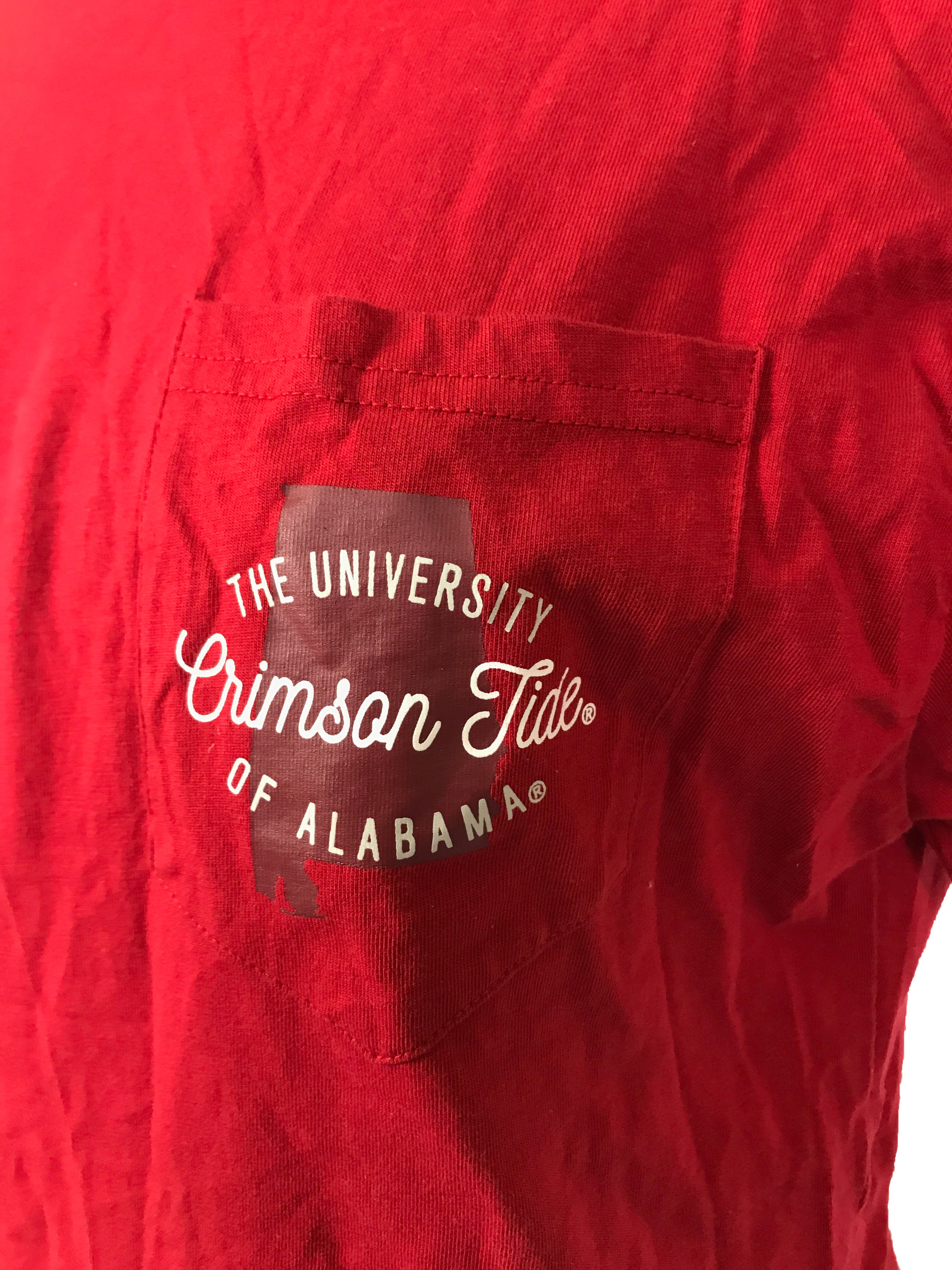 Champion University of Alabama Red T-Shirt Unisex Medium