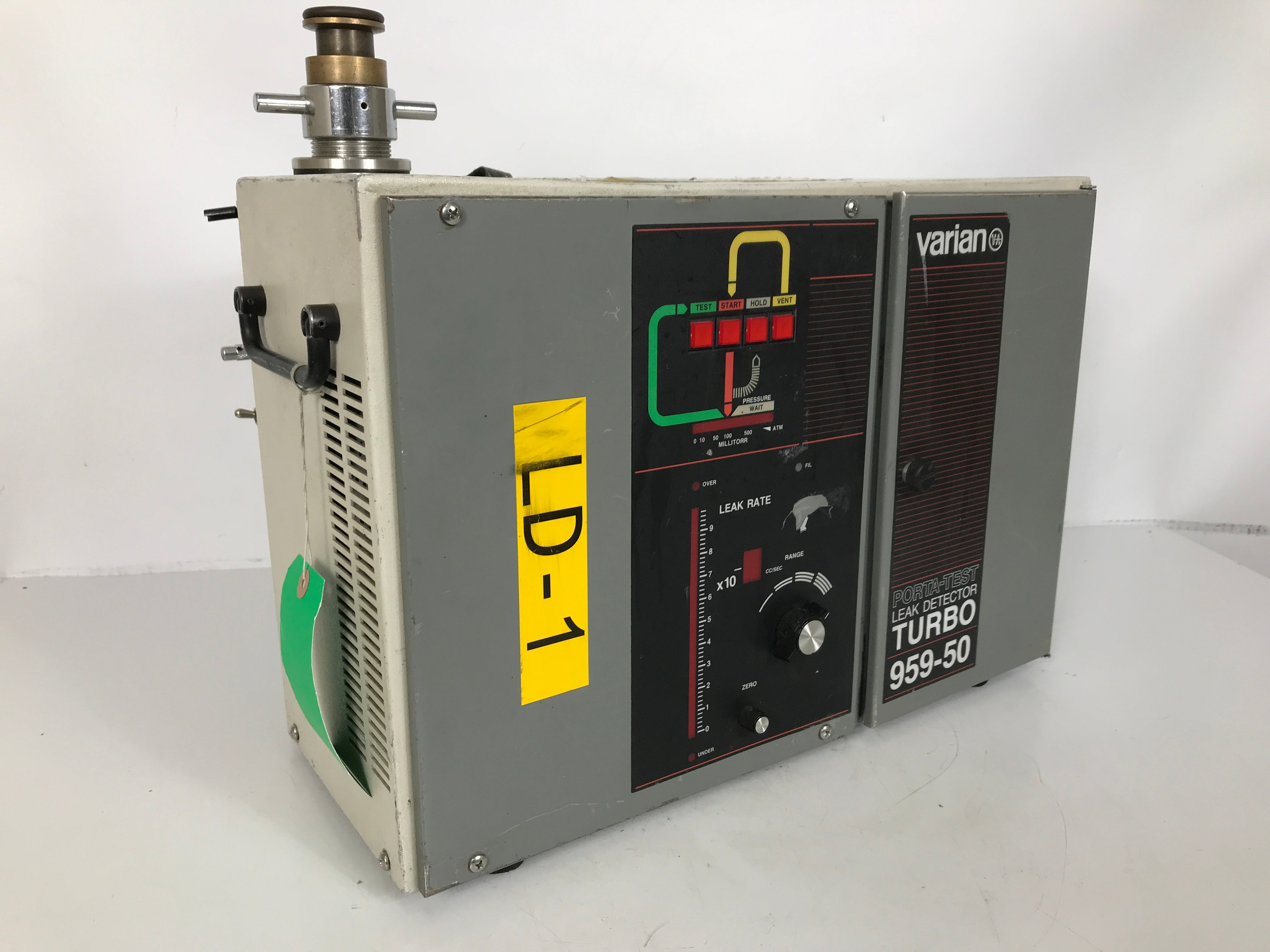 Varian Porta-Test Mass Spectrometer Leak Detector Turbo 959-50