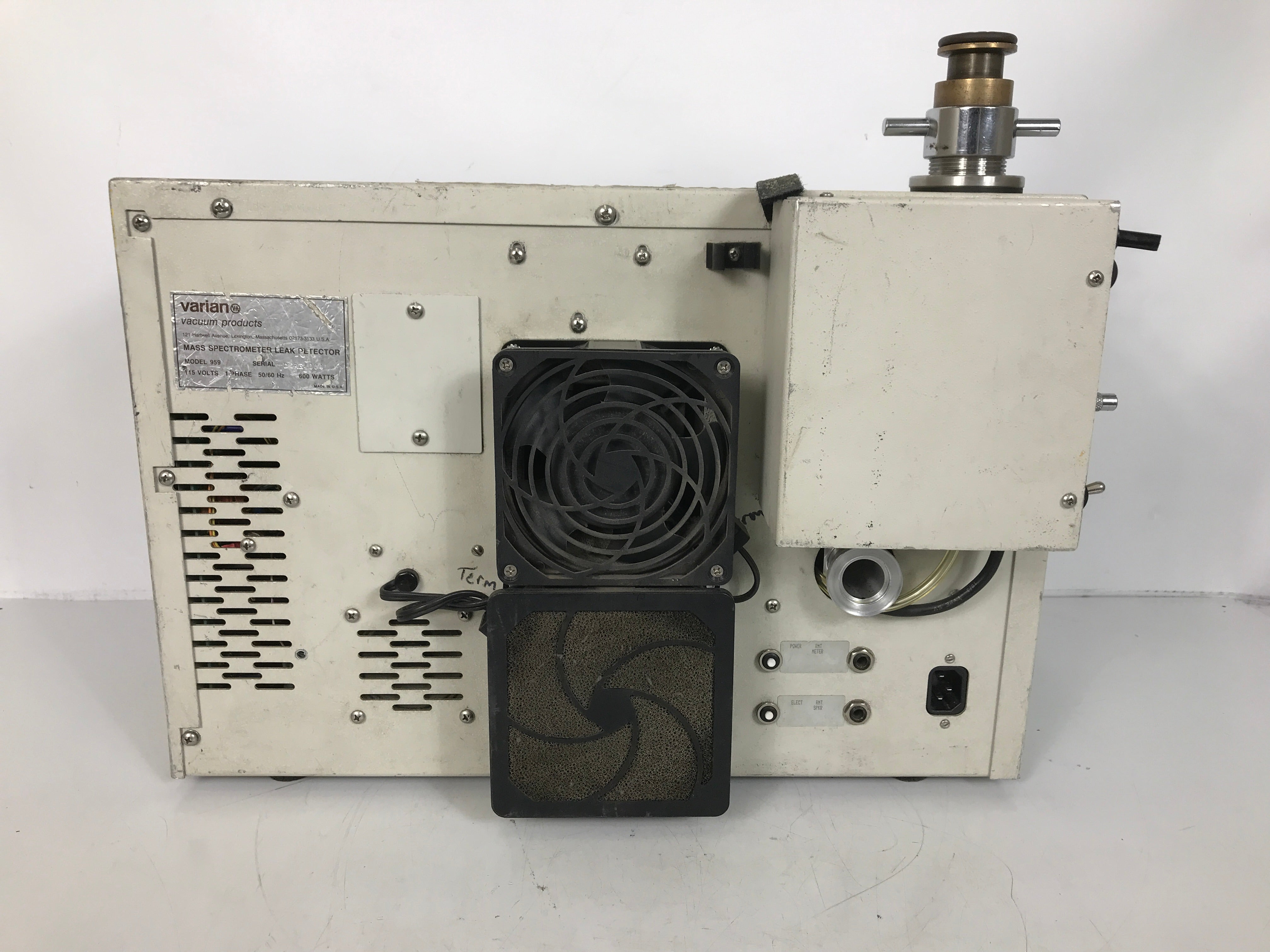 Varian Porta-Test Mass Spectrometer Leak Detector Turbo 959-50