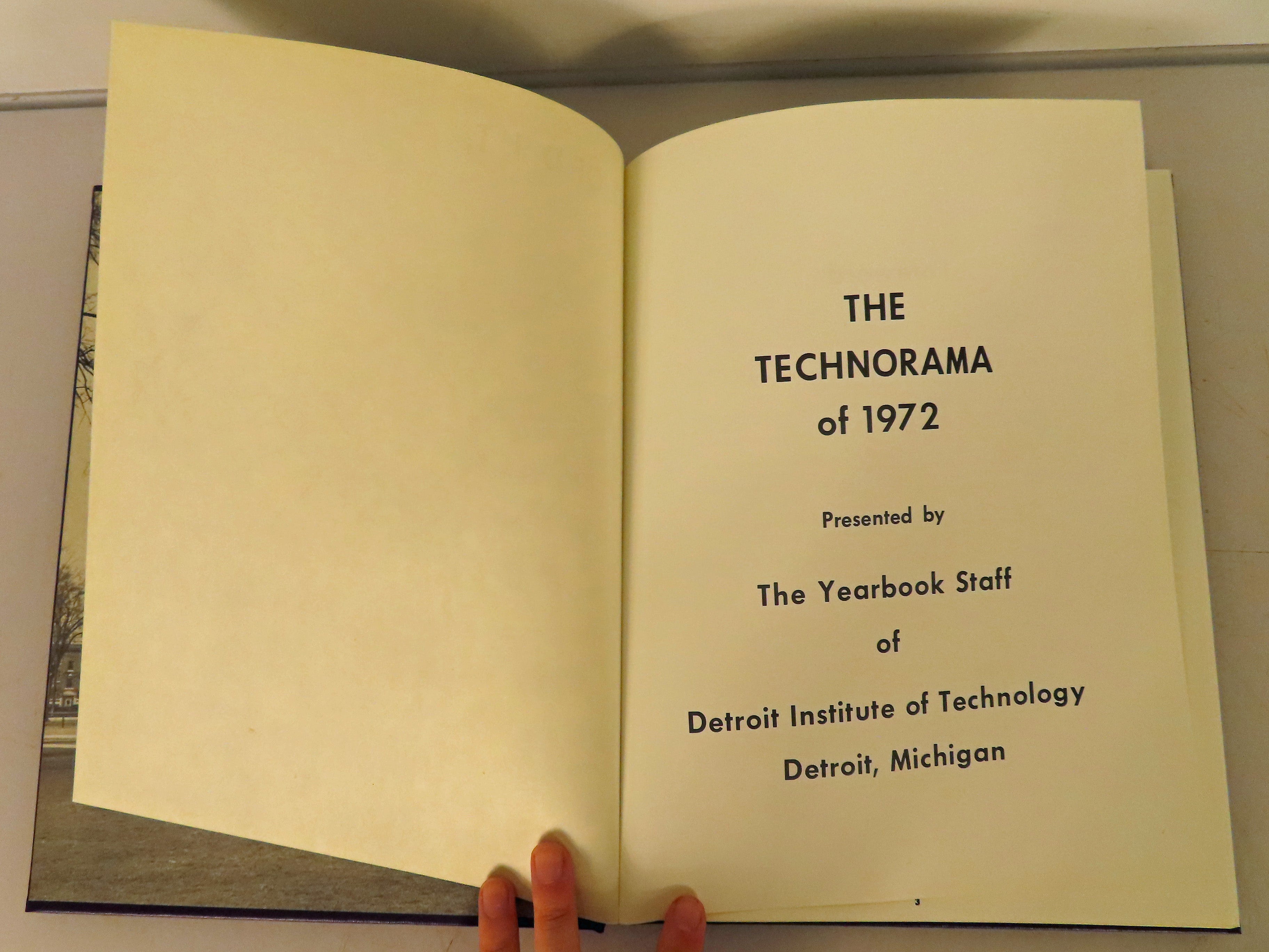 1972 Technorama Detroit Institute of Technology Yearbook Michigan