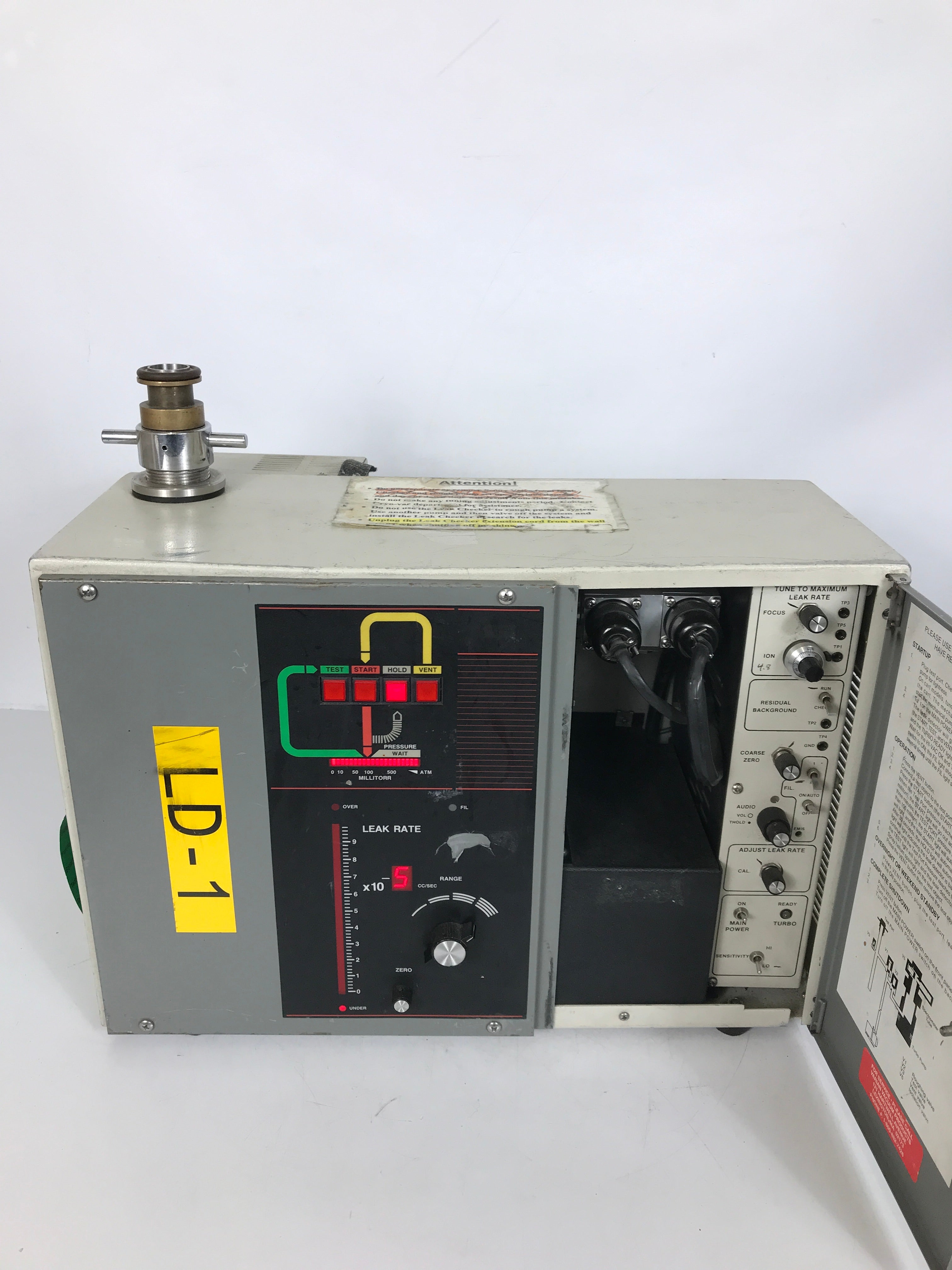 Varian Porta-Test Mass Spectrometer Leak Detector Turbo 959-50