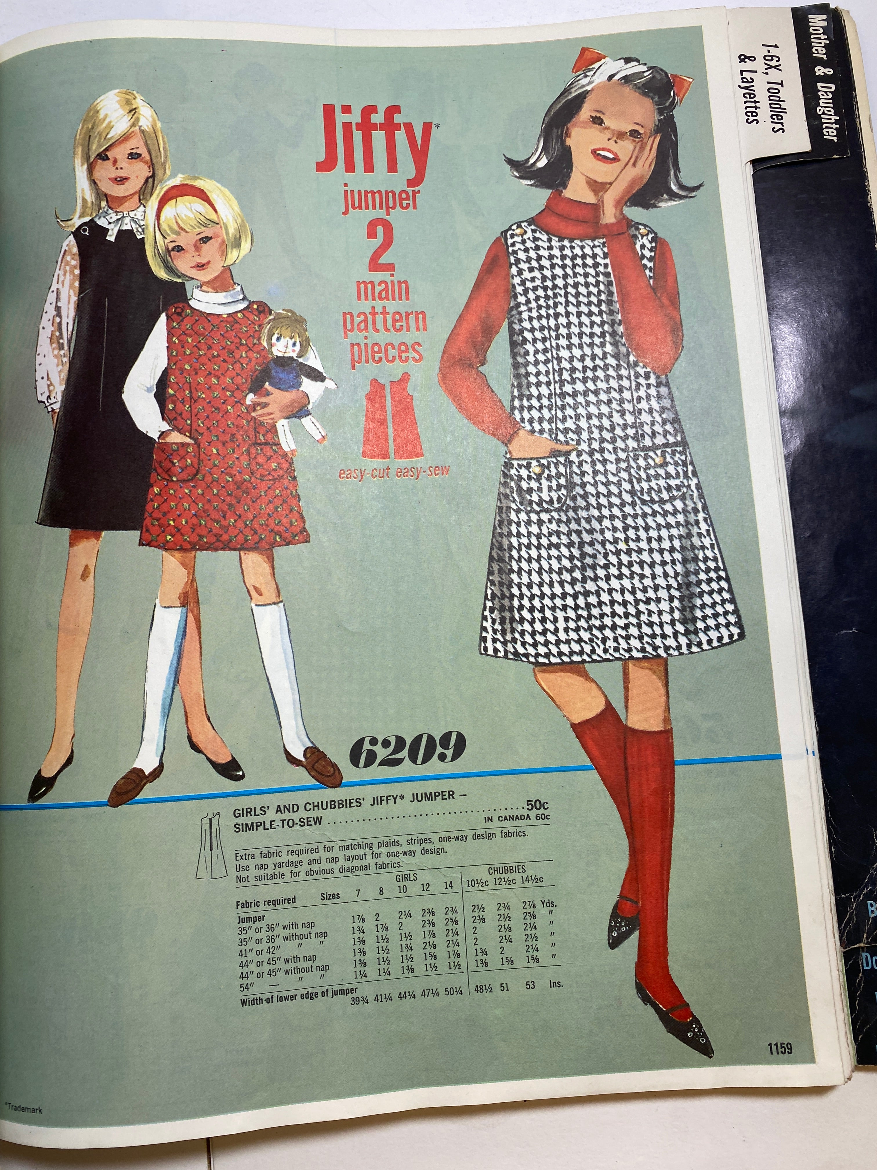 Simplicity November 1965 Holiday Counter Catalog Book