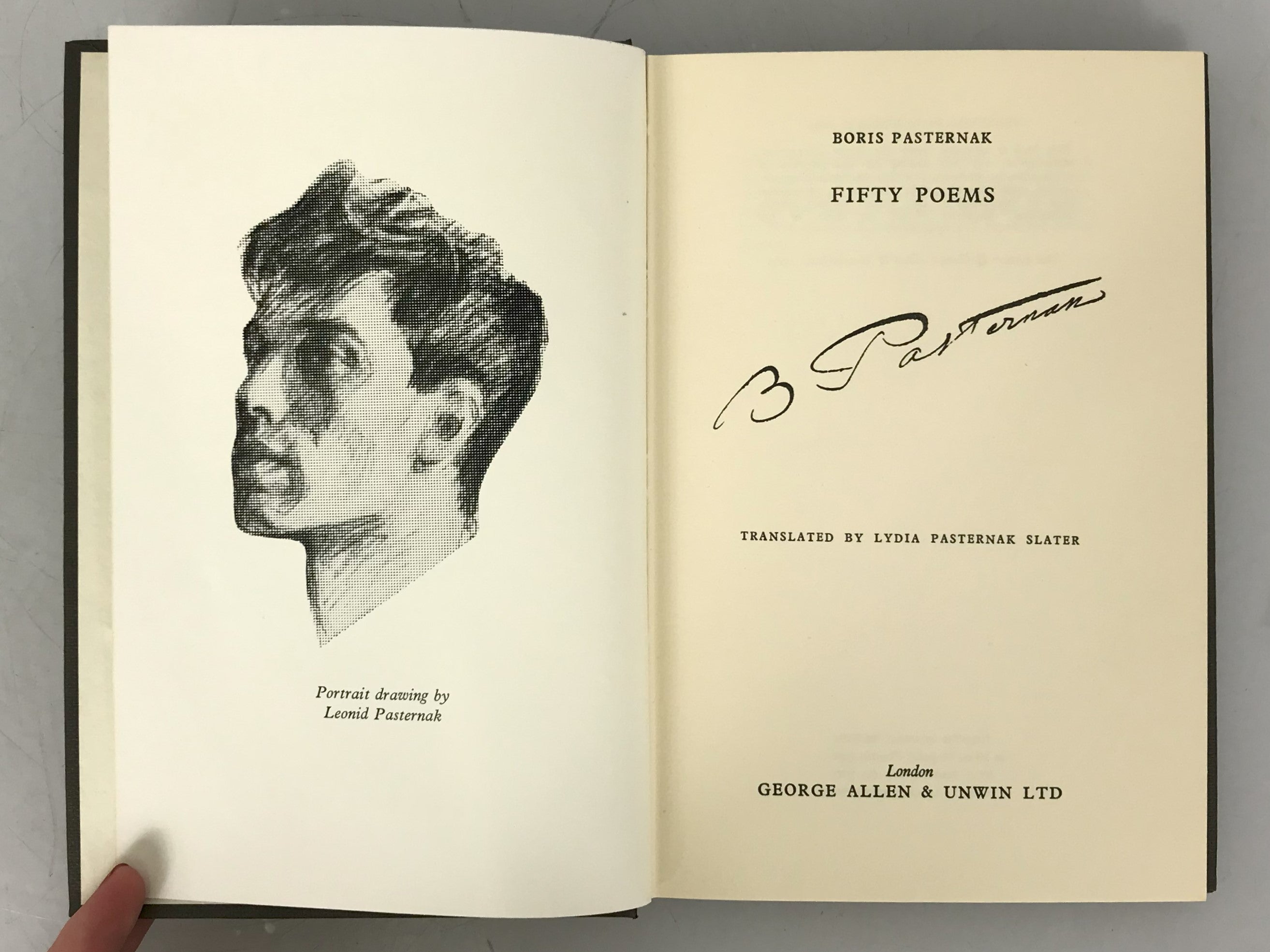 Fifty Poems by Boris Pasternak English First Edition 1963 HC DJ