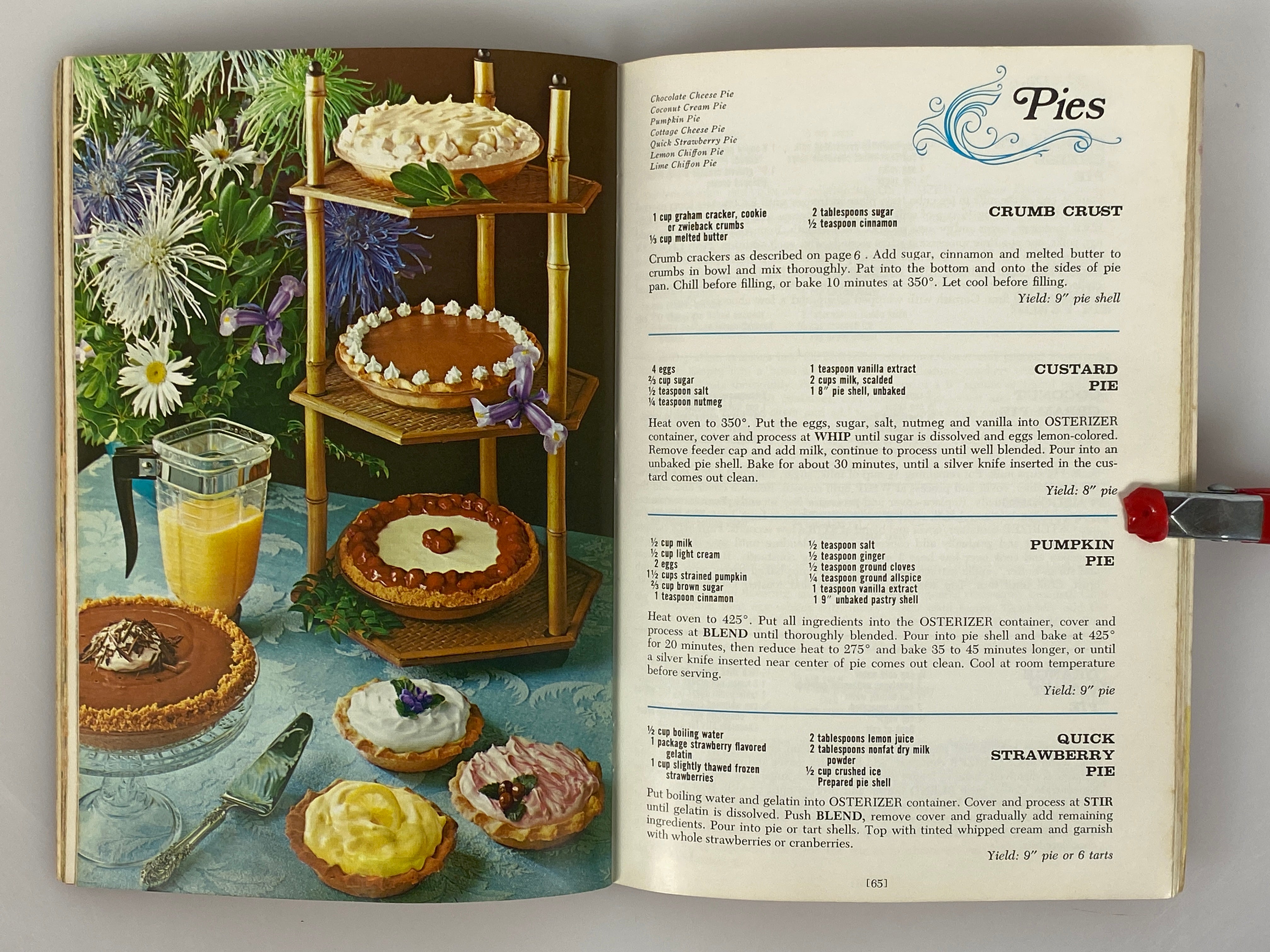 2 Vintage Osterizer Blender Spin Cookery Cookbooks 1969-70 SC