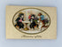 Antique Cat postcard oval vignette with gold embossing "Bonne Fete" PittiUS